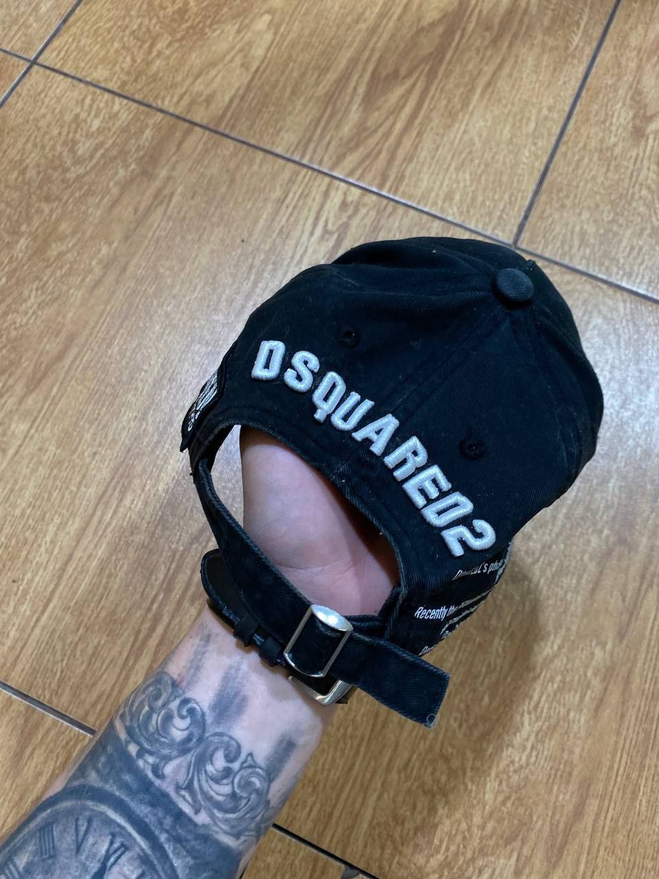 Dsquared2 Rare Dsquared2 cap black with text Size ONE SIZE - 4 Thumbnail