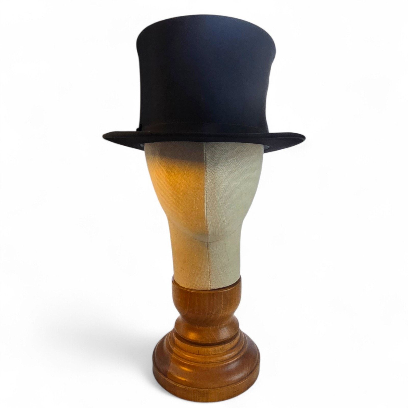 Other Higbee Co Vintage Collapsible Opera Top Hat Size 7 1/4 Oval Size ONE SIZE - 10 Thumbnail