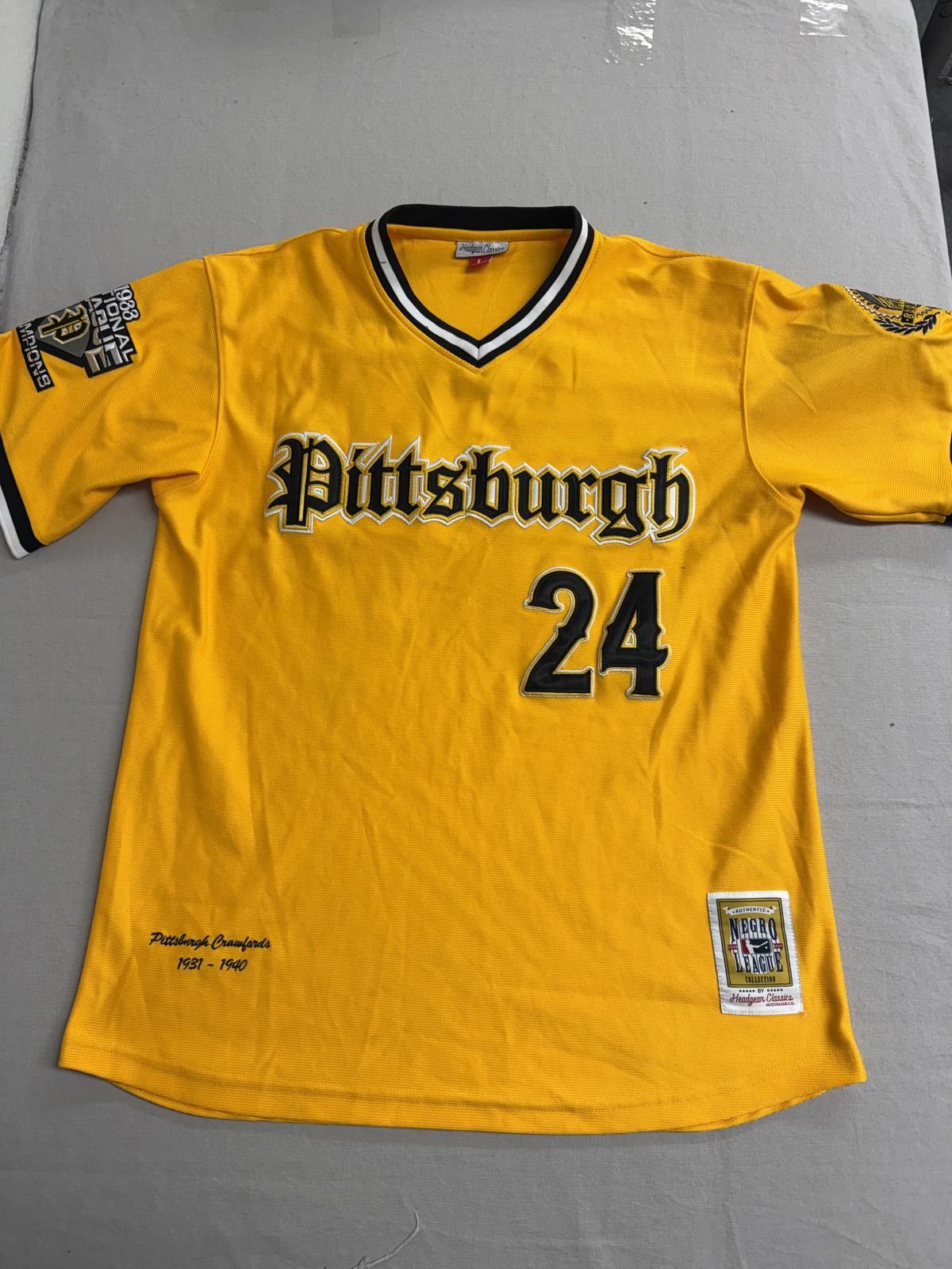 Other Pittsburgh Jersey #24 - Pittsburgh Crawfords Nego League L Size US L / EU 52-54 / 3 - 1 Thumbnail