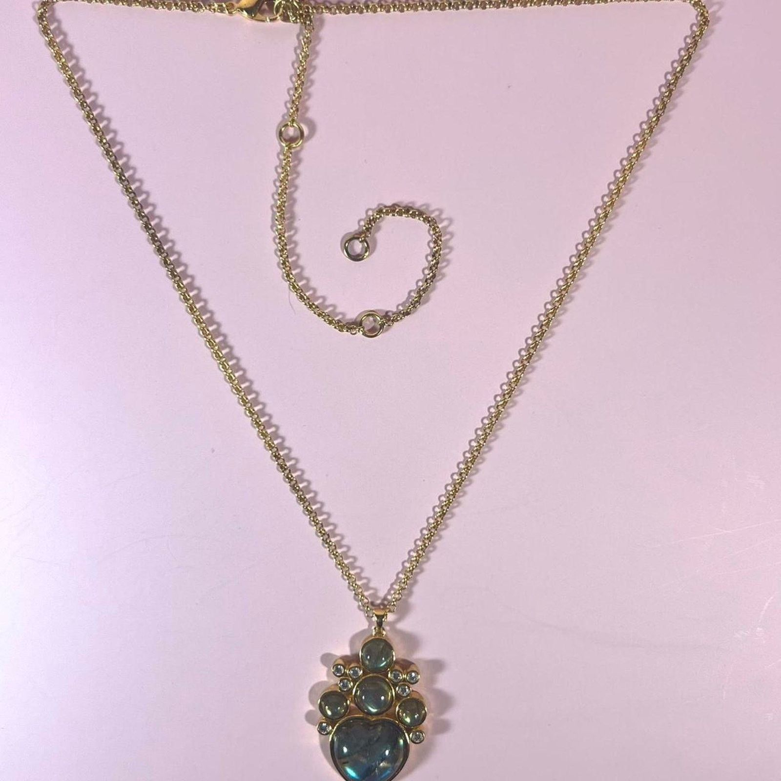 Jewelry Hespera gold labradorite necklace Size ONE SIZE - 2 Thumbnail