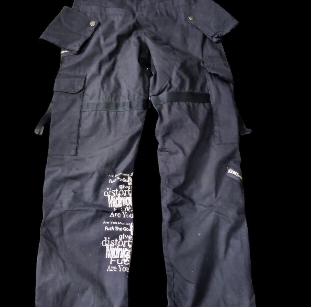 Japanese Brand CP301 Japanese Brand Punk Style Bondage Cargo Pant Size US 31 - 3 Thumbnail