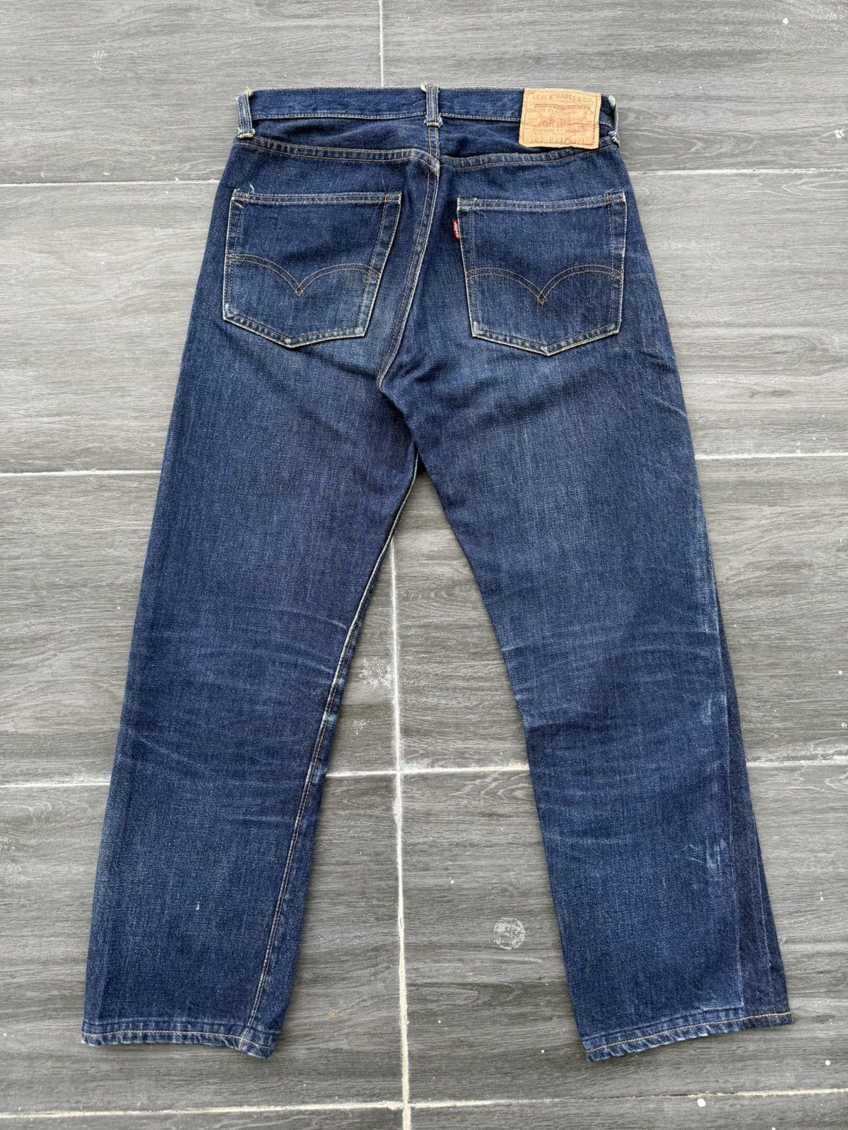 Levi's Vintage 1960s LEVI’S BigE 502 0117 “Big Font” Selvedge Denim Size US 30 / EU 46 - 4 Thumbnail