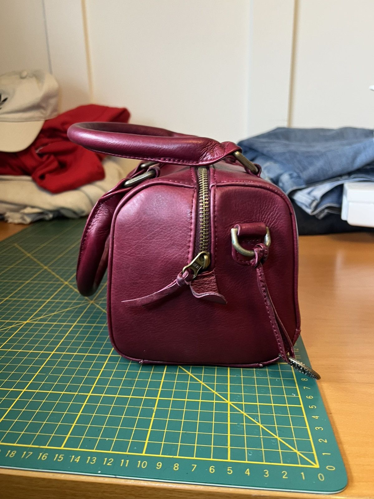 Vintage Vintage Wanderers Travel Co. Mini Turin leather handbag Size ONE SIZE - 3 Thumbnail