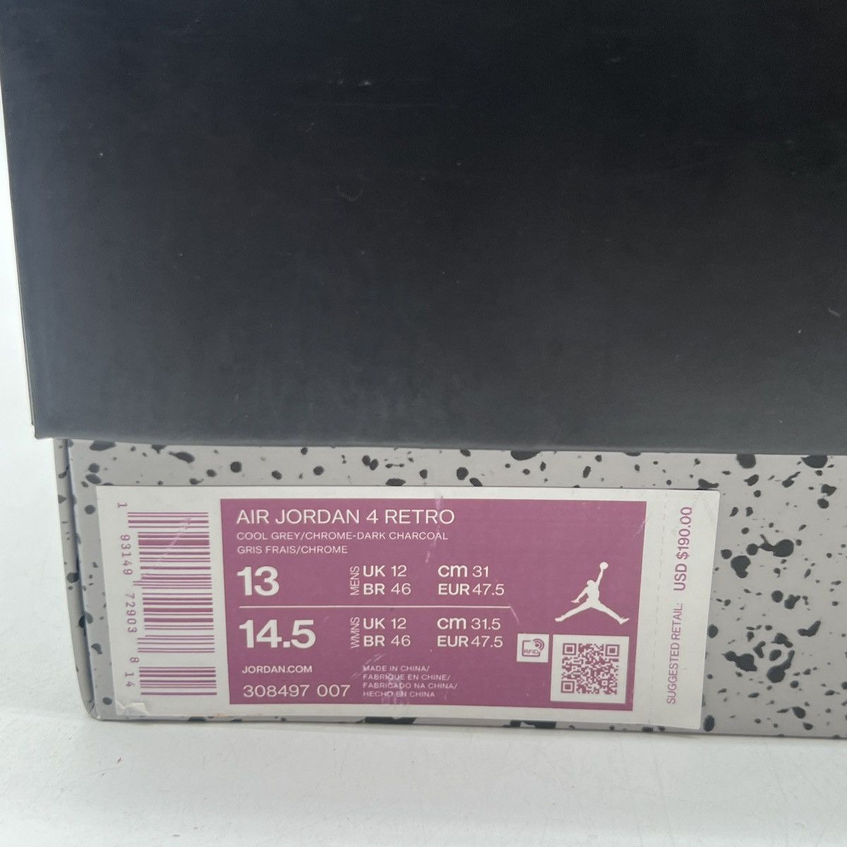 Jordan Brand Air Jordan 4 cool grey Size US 13 / EU 46 - 6 Thumbnail