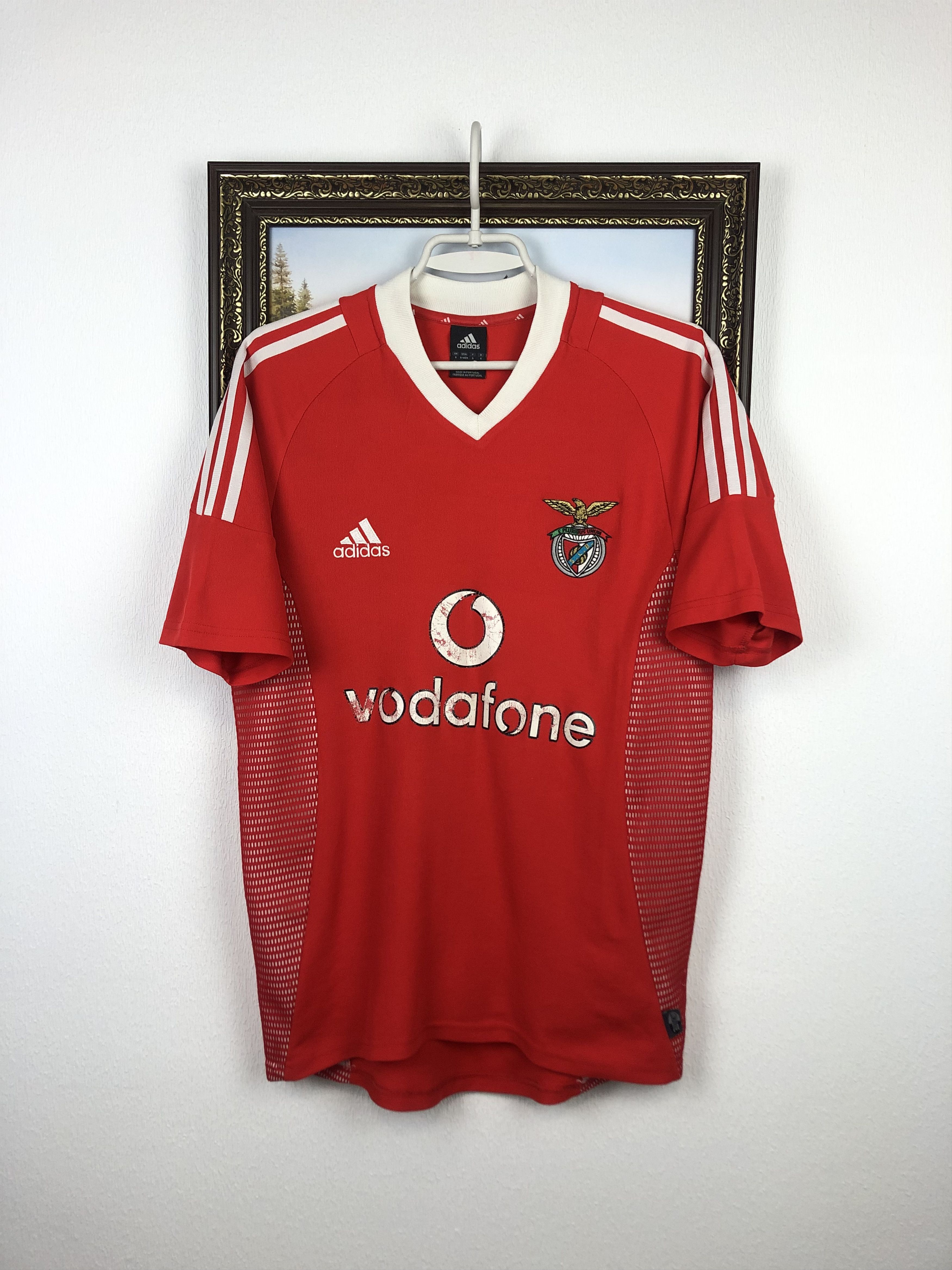Adidas Benfica Home football shirt 2002 Soccer Adidas Jersey Size US S / EU 44-46 / 1 - 1 Thumbnail