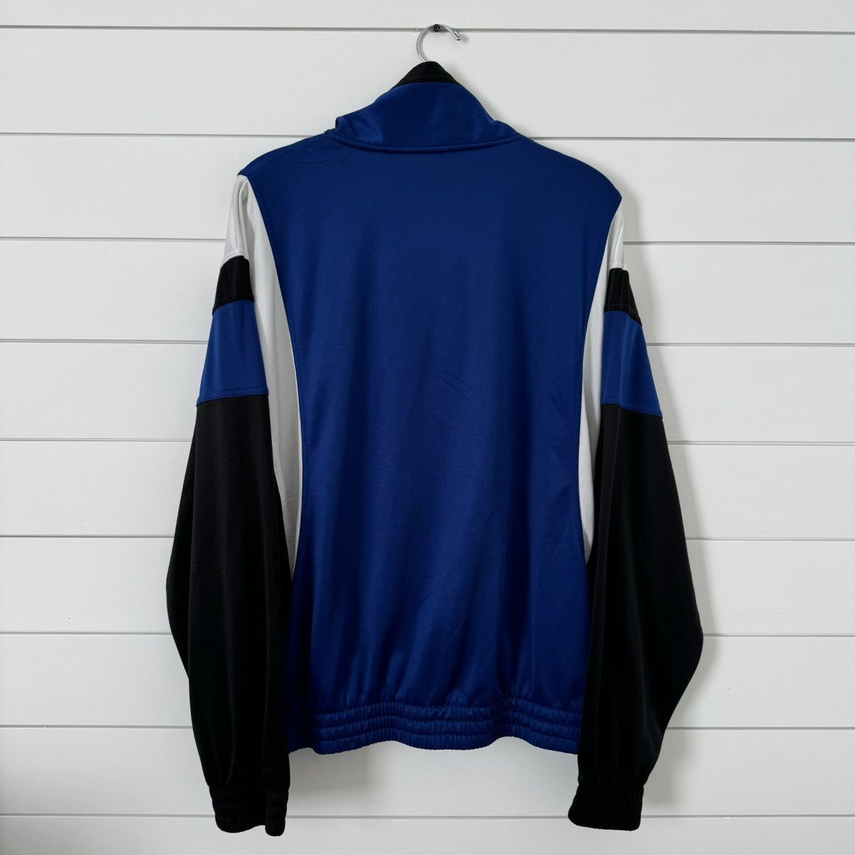 VTG 80s/90s Rawlings Vertical Stripe 3/4 Zip Sweater XL