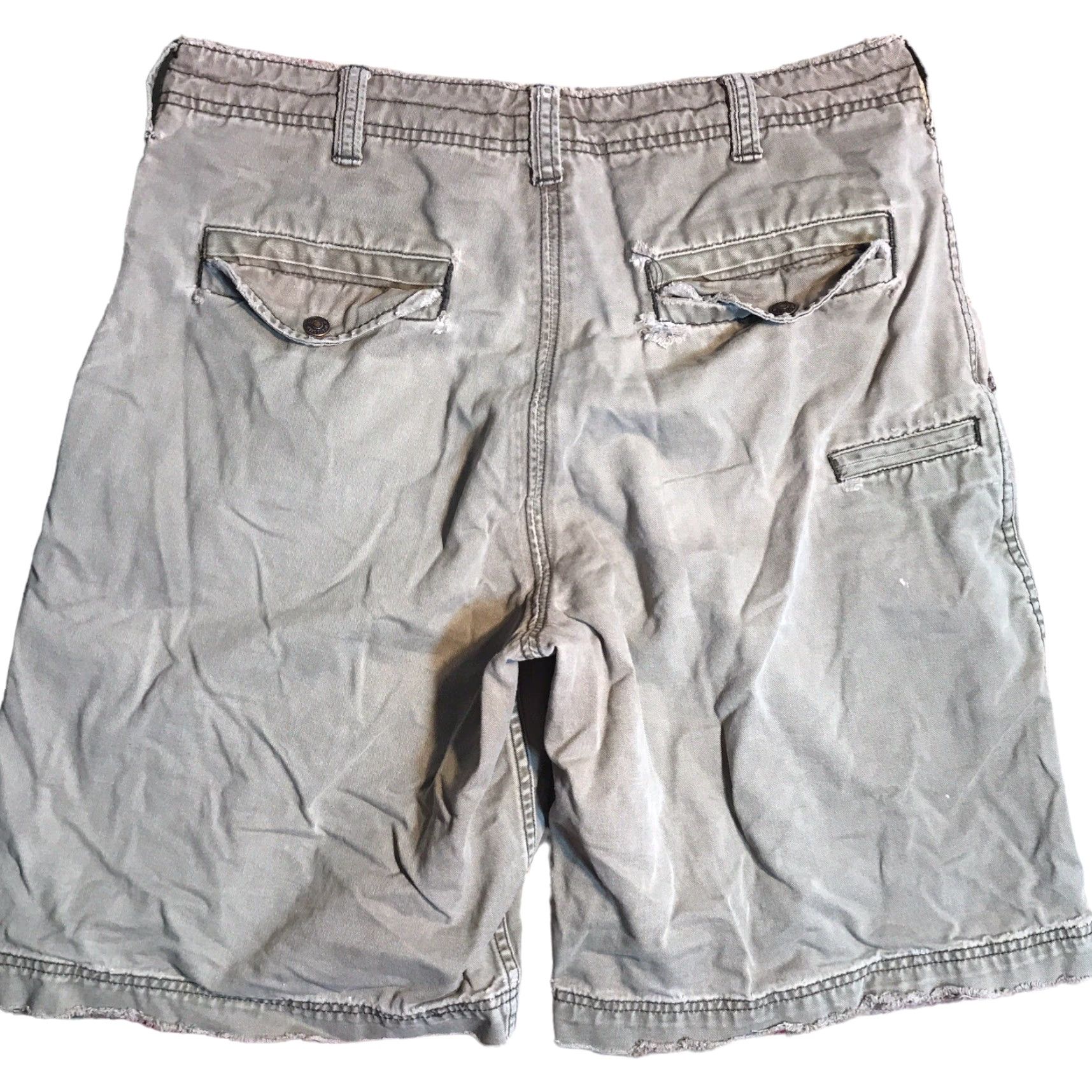 Levi's Levi's Shorts Bermuda Brown Tab Distressed 32 Mens Regular Casual 90s Vintage Style Distressed Size US 32 / EU 48 - 2 Thumbnail