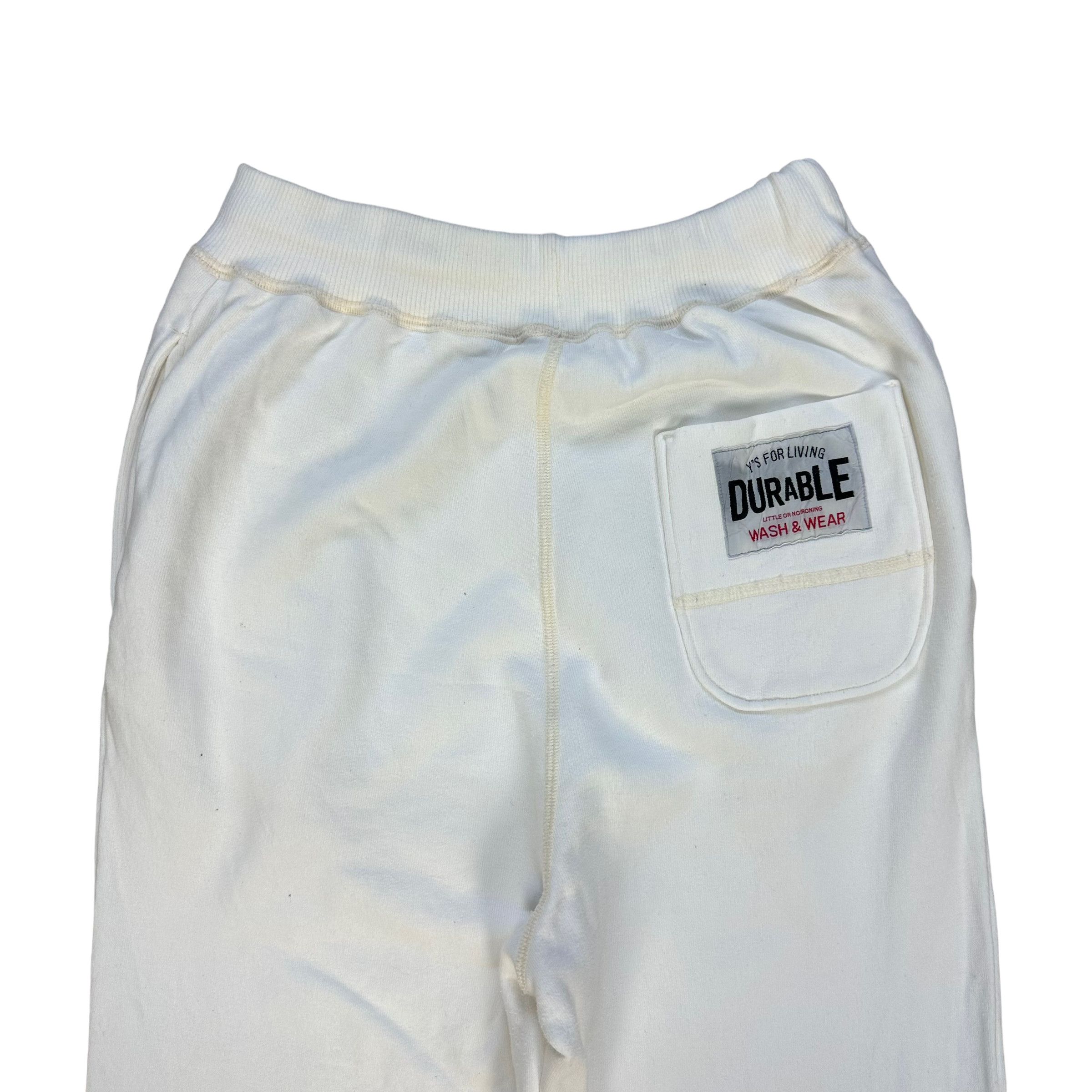 Y's Y's FOR LIVING WHITE SWEATPANT #8225-207 Size US 30 / EU 46 - 8 Thumbnail