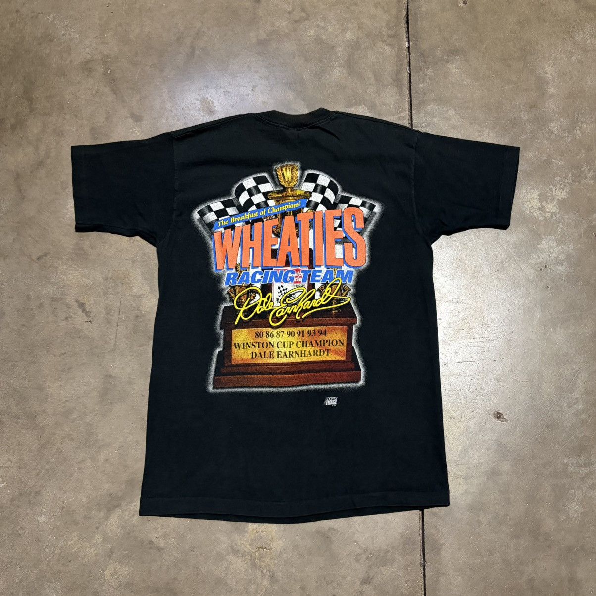 NASCAR Vintage Dale Earnhardt NASCAR T shirt Wheaties Racing 90s Size US L / EU 52-54 / 3 - 6 Thumbnail
