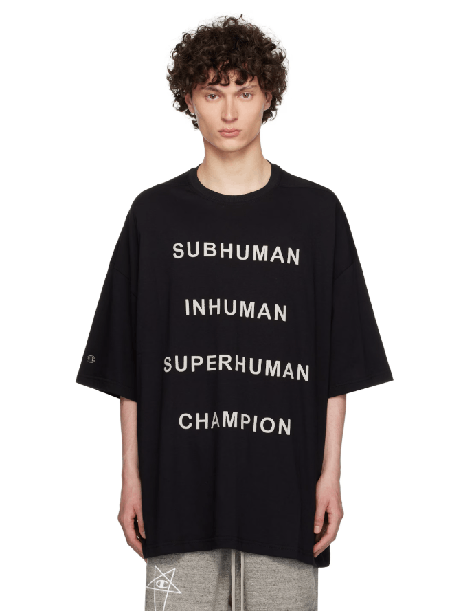 Champion × Rick Owens BNWT SS25 RICK OWENS x CHAMPION TOMMY T TSHIRT L Size US L / EU 52-54 / 3 - 1 Thumbnail