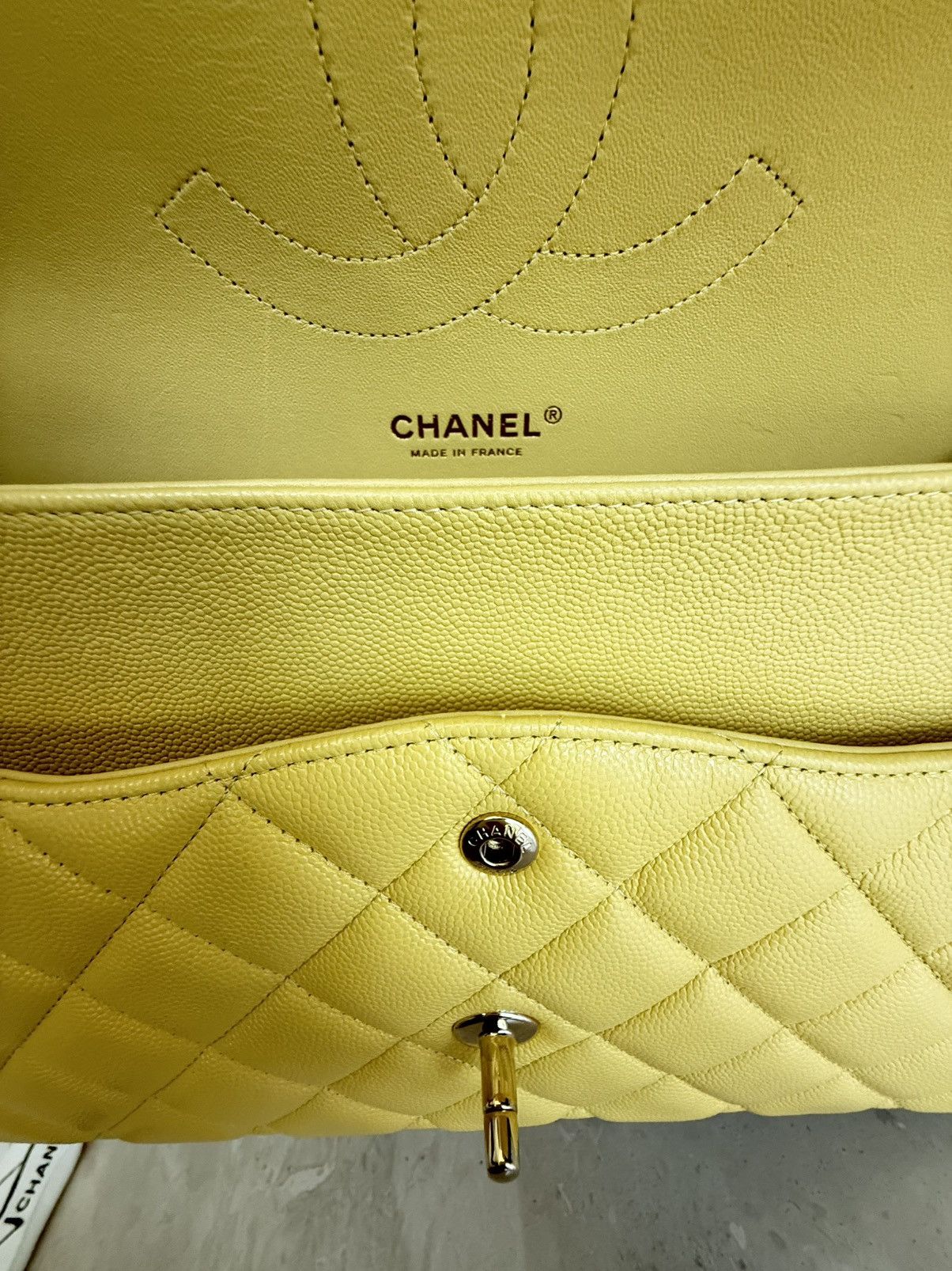 Chanel CHANEL Classic Large Flap Shoulder Bag Caviar Leather Purse Size ONE SIZE - 18 Thumbnail