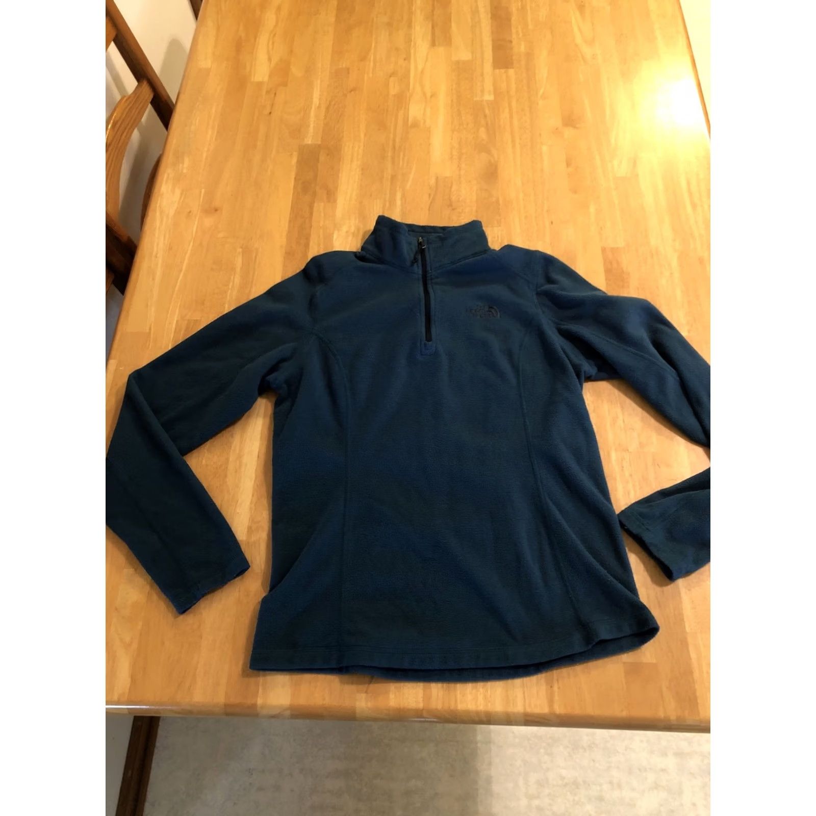 The North Face THE NORTH FACE Women's Fleece Top 1/4 Zip Blue Lightweight Sweatshirt S Size S / US 4 / IT 40 - 4 Thumbnail