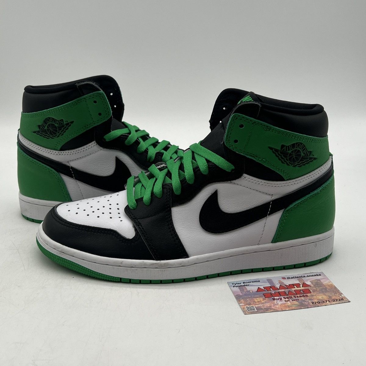 Jordan Brand Air Jordan 1 high lucky green Size US 9.5 / EU 42-43 - 1 Thumbnail
