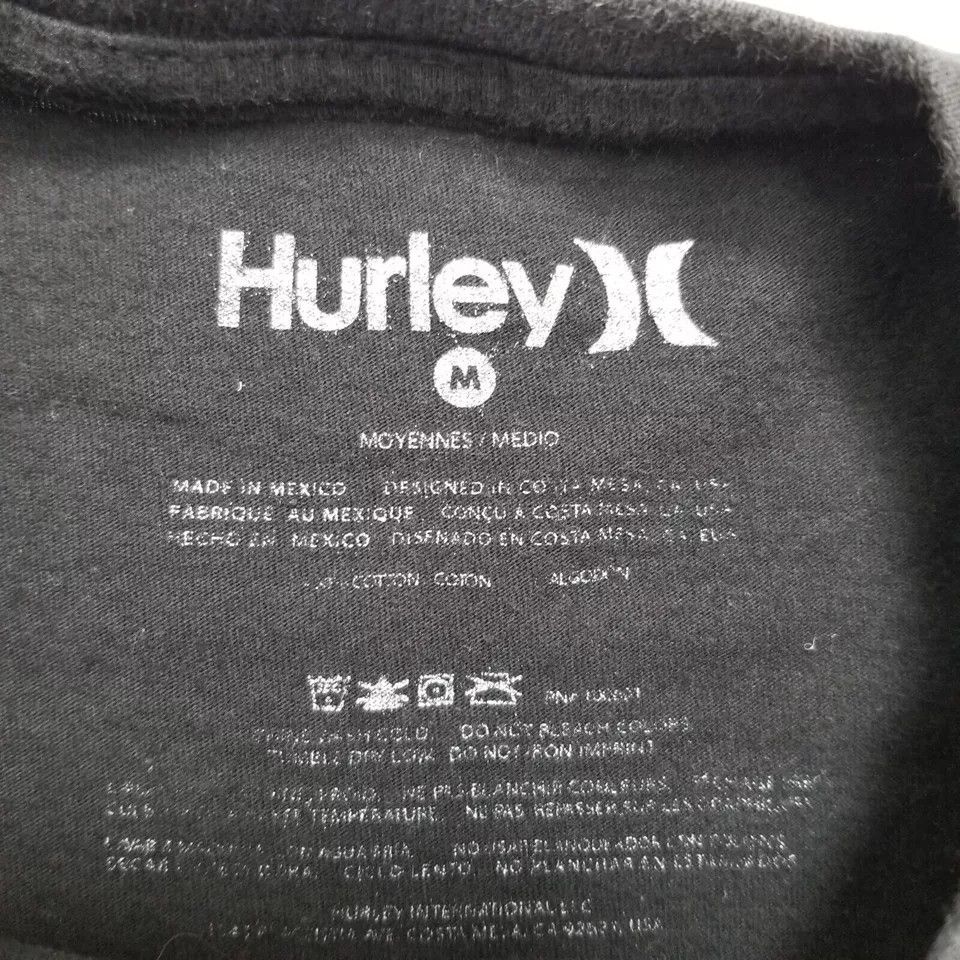 Hurley Hurley Shirt Mens Medium Short Sleeve Crew Neck Logo Casual Size US M / EU 48-50 / 2 - 6 Thumbnail