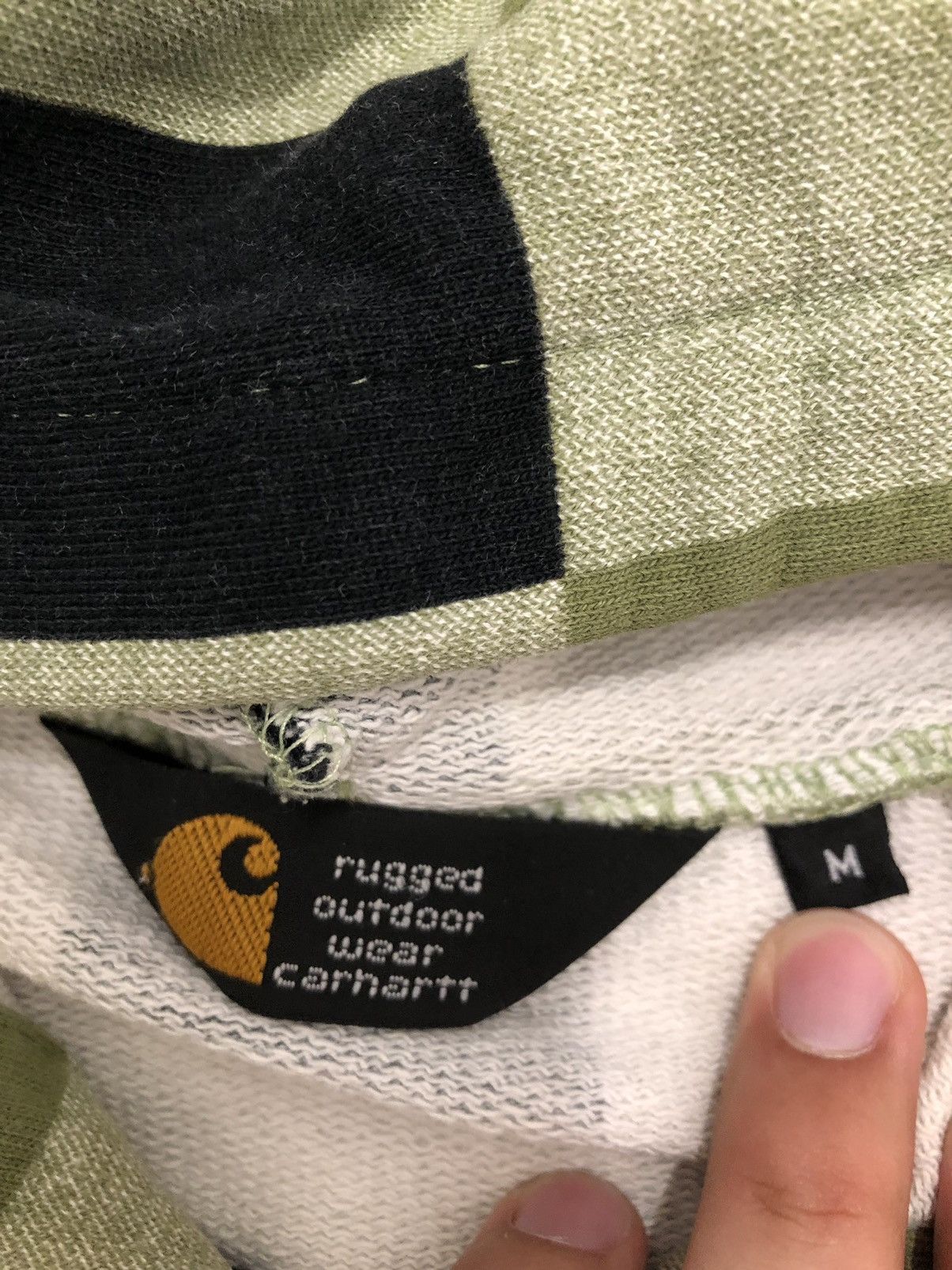 Carhartt × Vintage Carhartt Hooded Mellow Jacket Zip Workwear Size US M / EU 48-50 / 2 - 3 Thumbnail