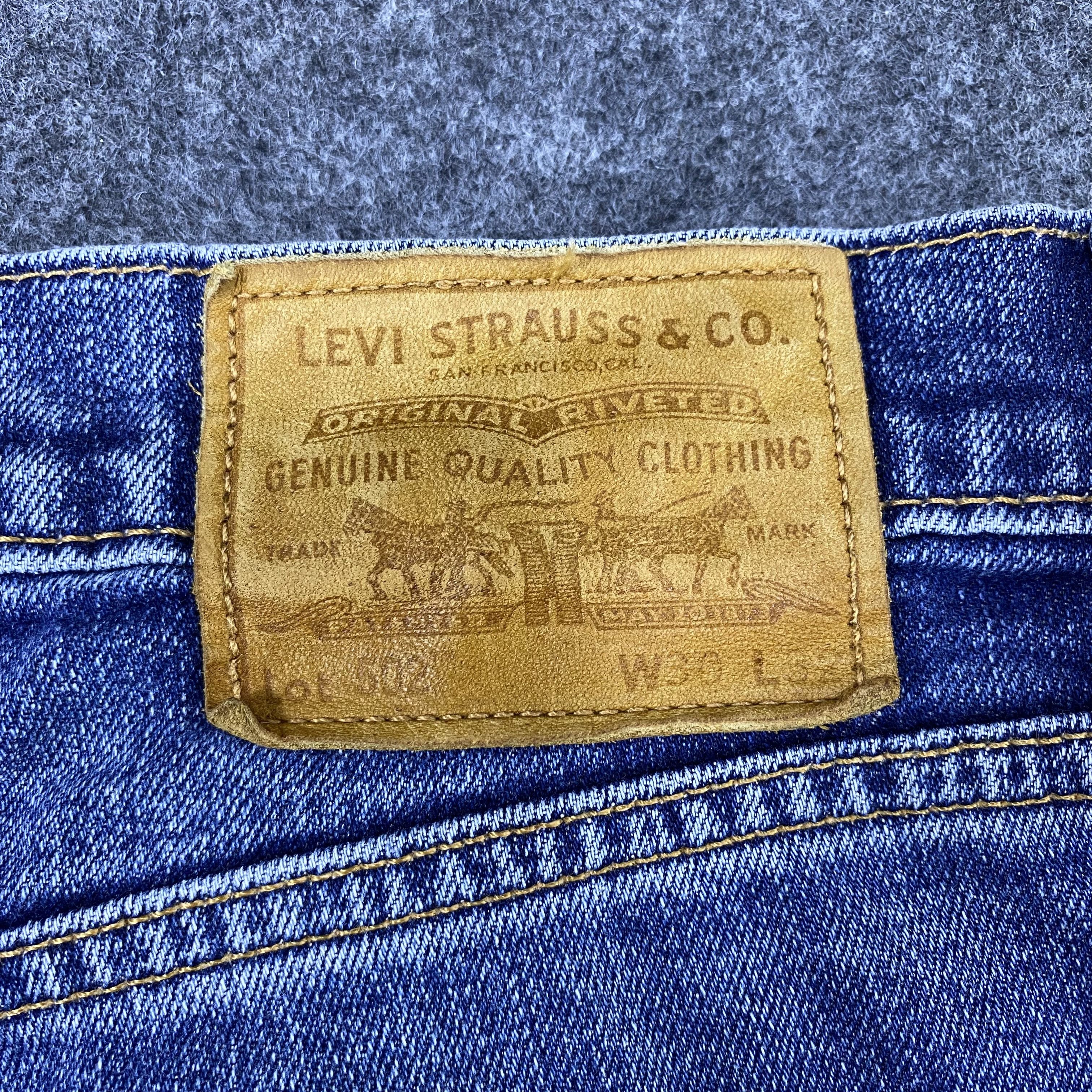 Jean × Levi's × Vintage Vintage Levi's Lot 502 Blue Wash Distressed Jeans-J1158 Size US 32 / EU 48 - 14 Thumbnail
