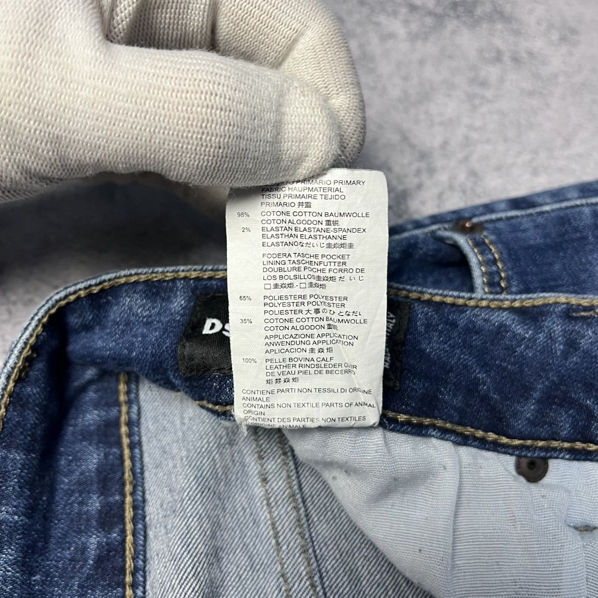 Dsquared2 Vintage Dsquared2 Distressed Denim Blue Jeans Italy Size 32" / US 10 / IT 46 - 13 Thumbnail