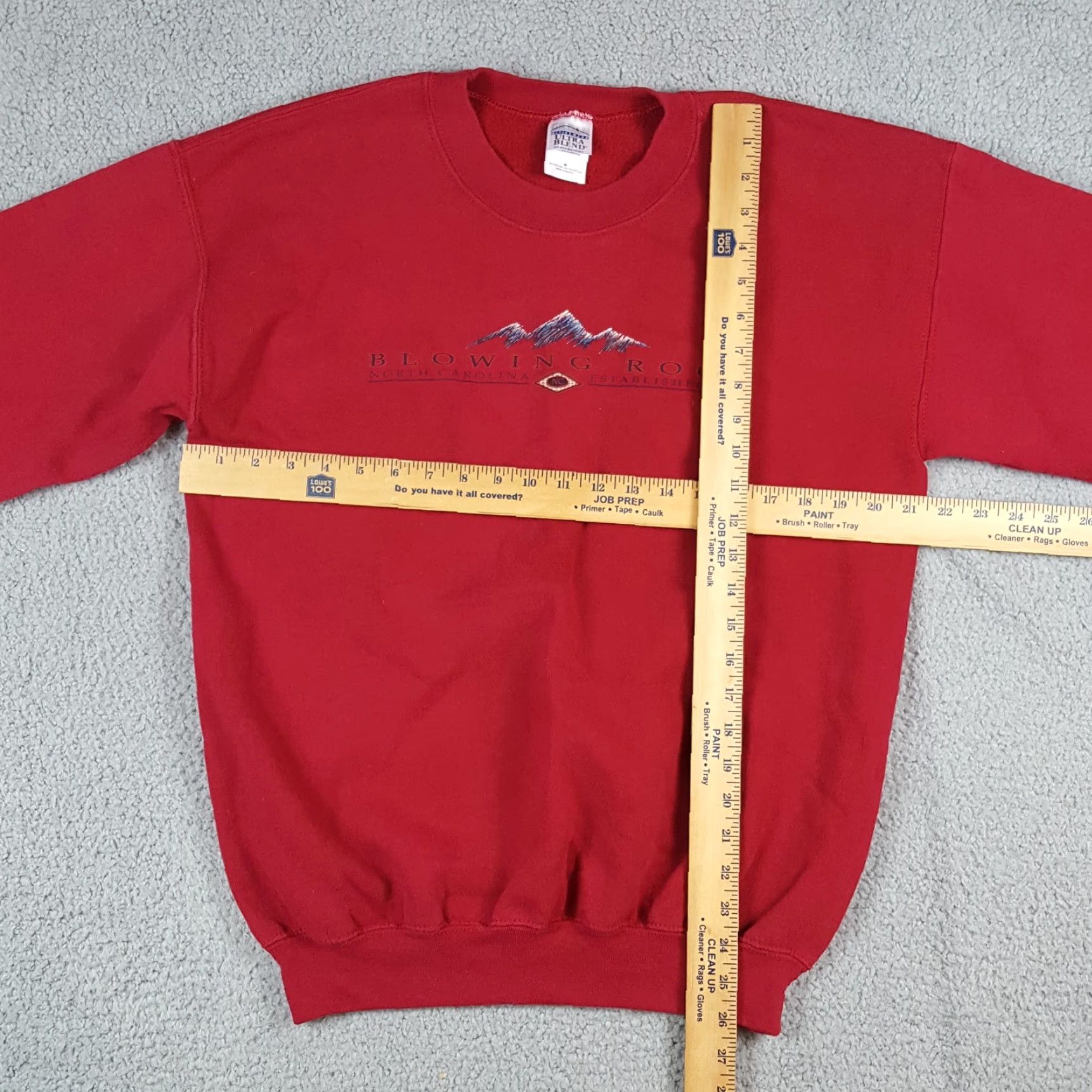 Gildan Vintage Blowing Rock NC Mountains Size M Outdoor Pullover Crewneck Sweatshirt Size US M / EU 48-50 / 2 - 8 Thumbnail