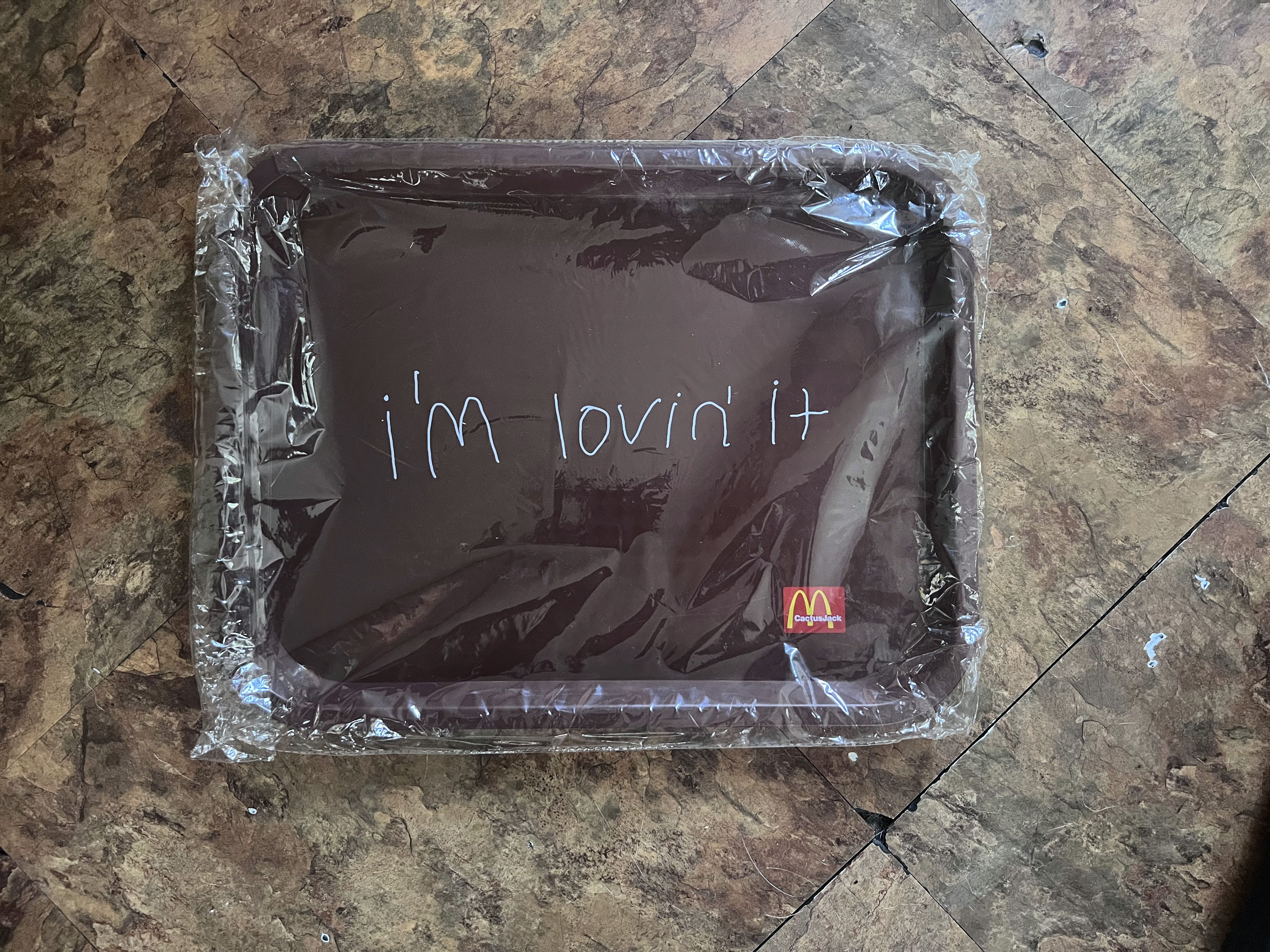 Travis Scott Travis Scott x McDonald's CJ Menu Rug | Grailed