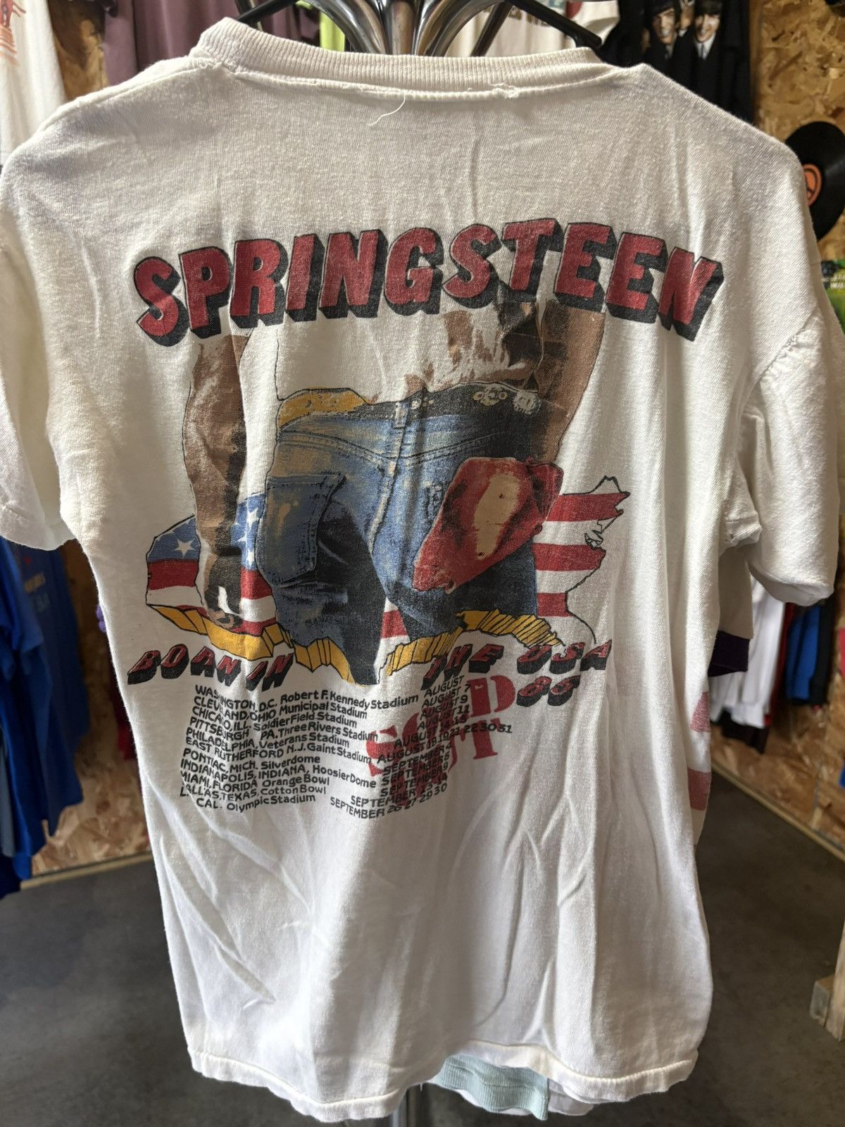 Band Tees 1986 Bruce Springsteen Born In The USA Tour T-Shirt Size US S / EU 44-46 / 1 - 8 Thumbnail