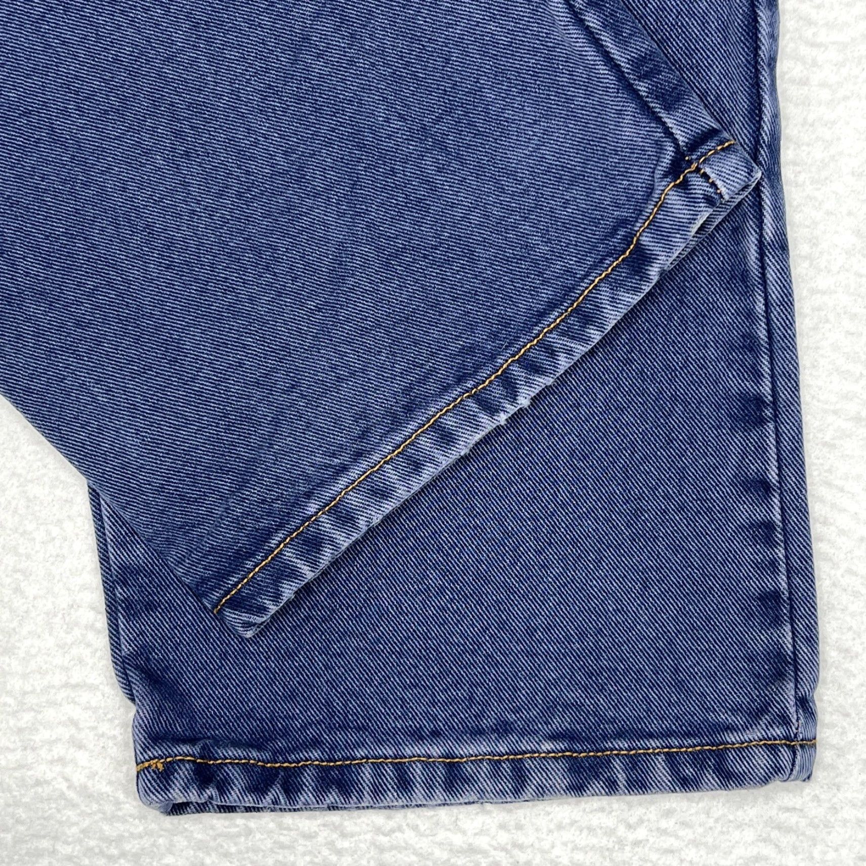 Vintage VINTAGE B.U.M. Equipment Jeans Men’s 38 x 33 Blue Denim Baggy Medium Wash Jeans Mens 90s Style Standards Size US 38 / EU 54 - 5 Thumbnail