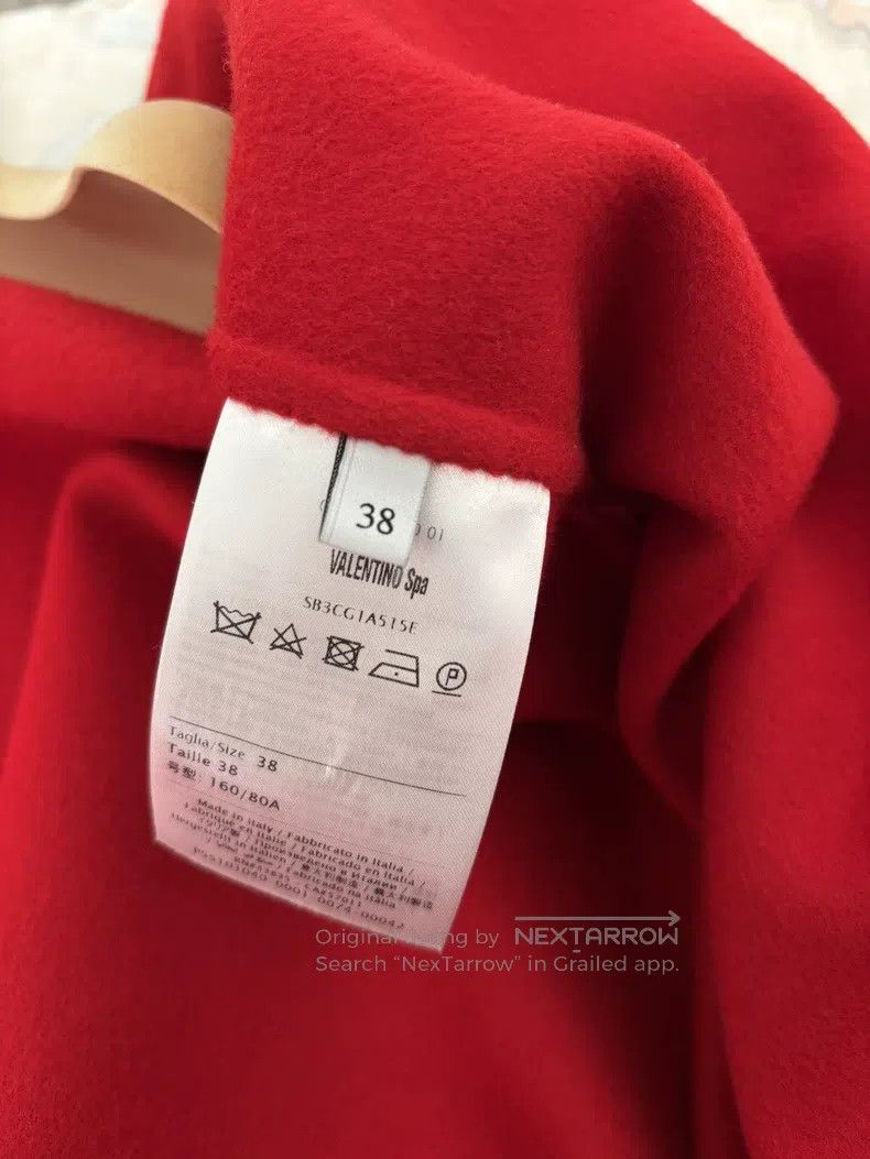 Valentino Valentino Red cloak coat Size M / US 6-8 / IT 42-44 - 7 Thumbnail