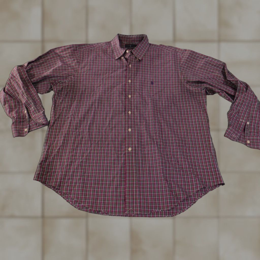 Ralph Lauren Ralph Lauren Shirt Mens XL Multicolor Plaid Classic Fit Long Sleeve Button Up Size US XL / EU 56 / 4 - 1 Thumbnail