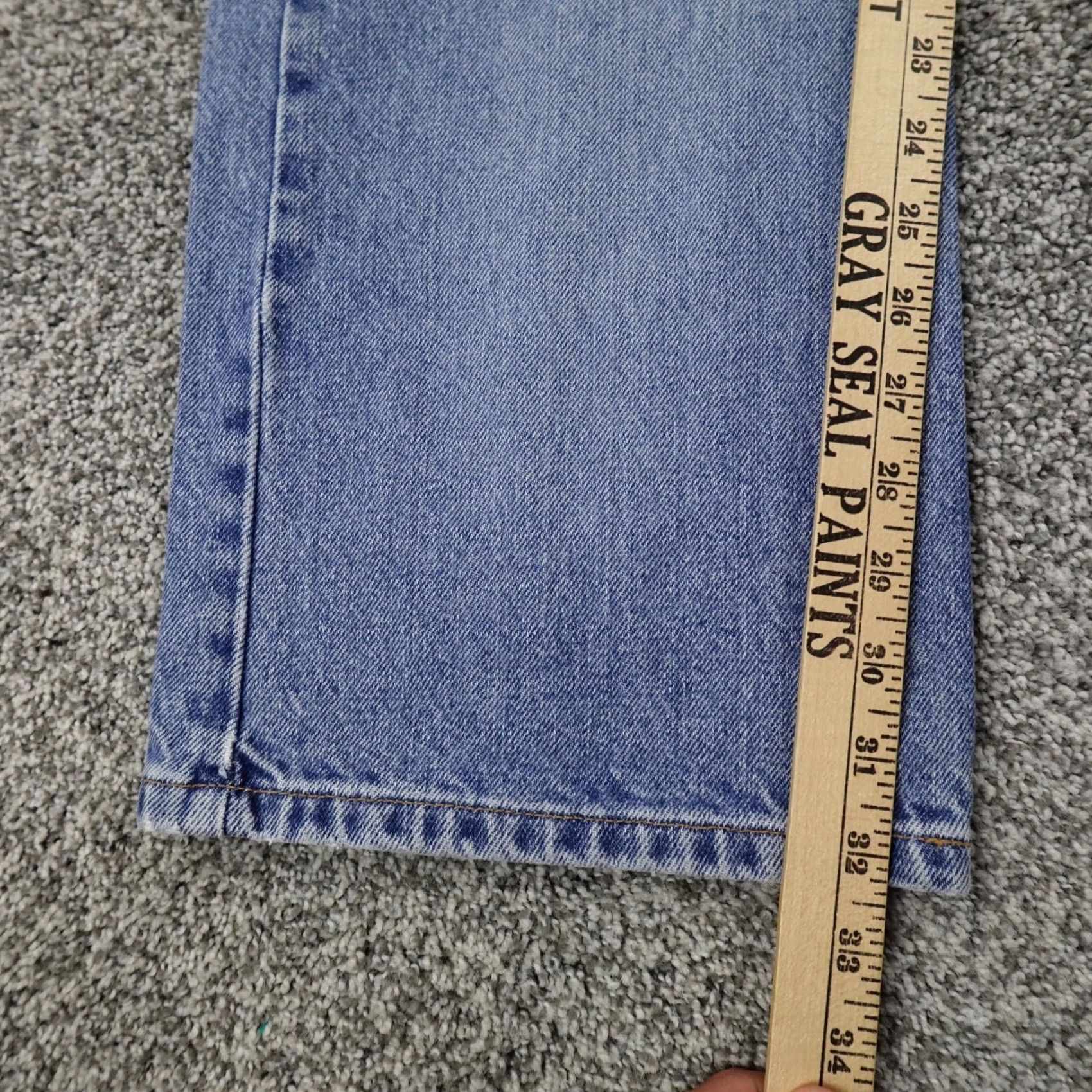 American Eagle Outfitters VTG American Eagle Jeans Womens 12 Dark Blue Denim High Rise Boot 90s Y2K Jeans Womens 12 Tall Blue 5-Pocket Design Mens? Size 34" / US 12 / IT 48 - 3 Thumbnail
