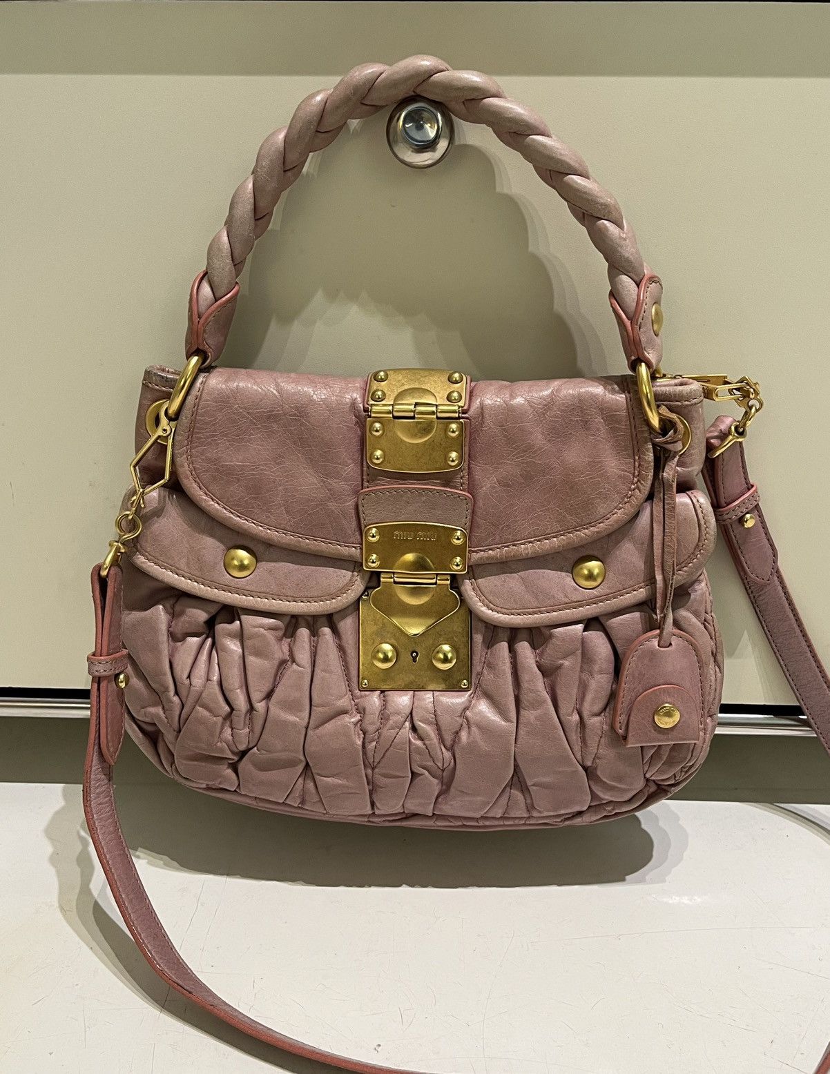 Miu Miu MIU MIU METALASSE BAG Size ONE SIZE - 1 Thumbnail