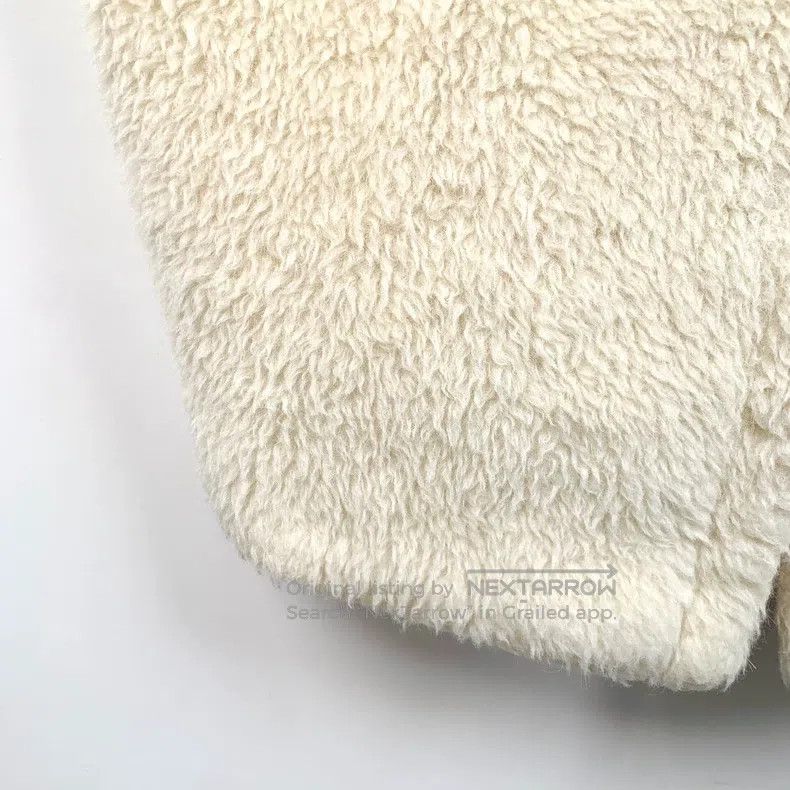 Max Mara Max Mara Ivory Teddy Alpaca Hair Lapel Double Breasted Lon Size M / US 6-8 / IT 42-44 - 5 Thumbnail