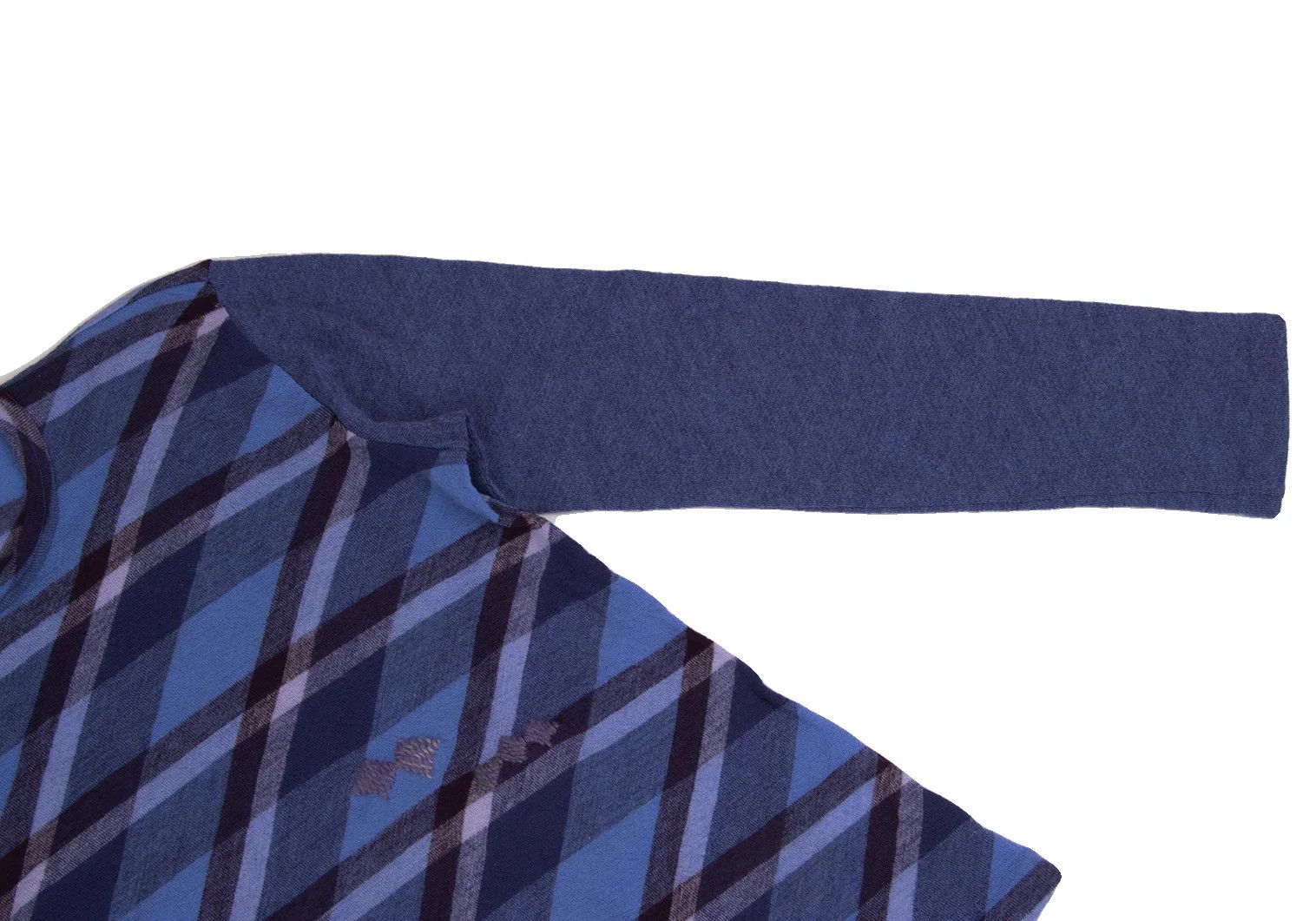 Yohji Yamamoto Yohji Yamamoto Embroidered Diamond Check Knit Top Size US M / EU 48-50 / 2 - 3 Thumbnail
