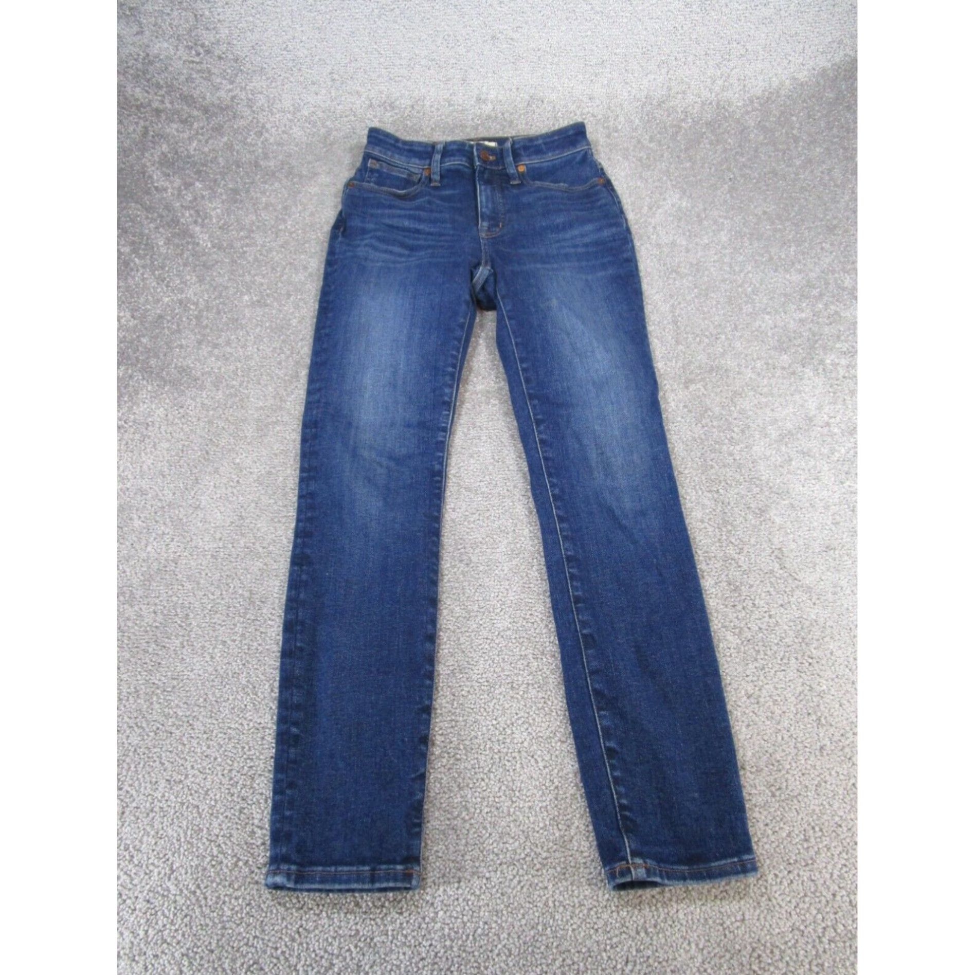Madewell Madewell Womens Curvy Skinny Jeans Dark Wash Extra Large XL Size 42" / US 20 - 1 Thumbnail