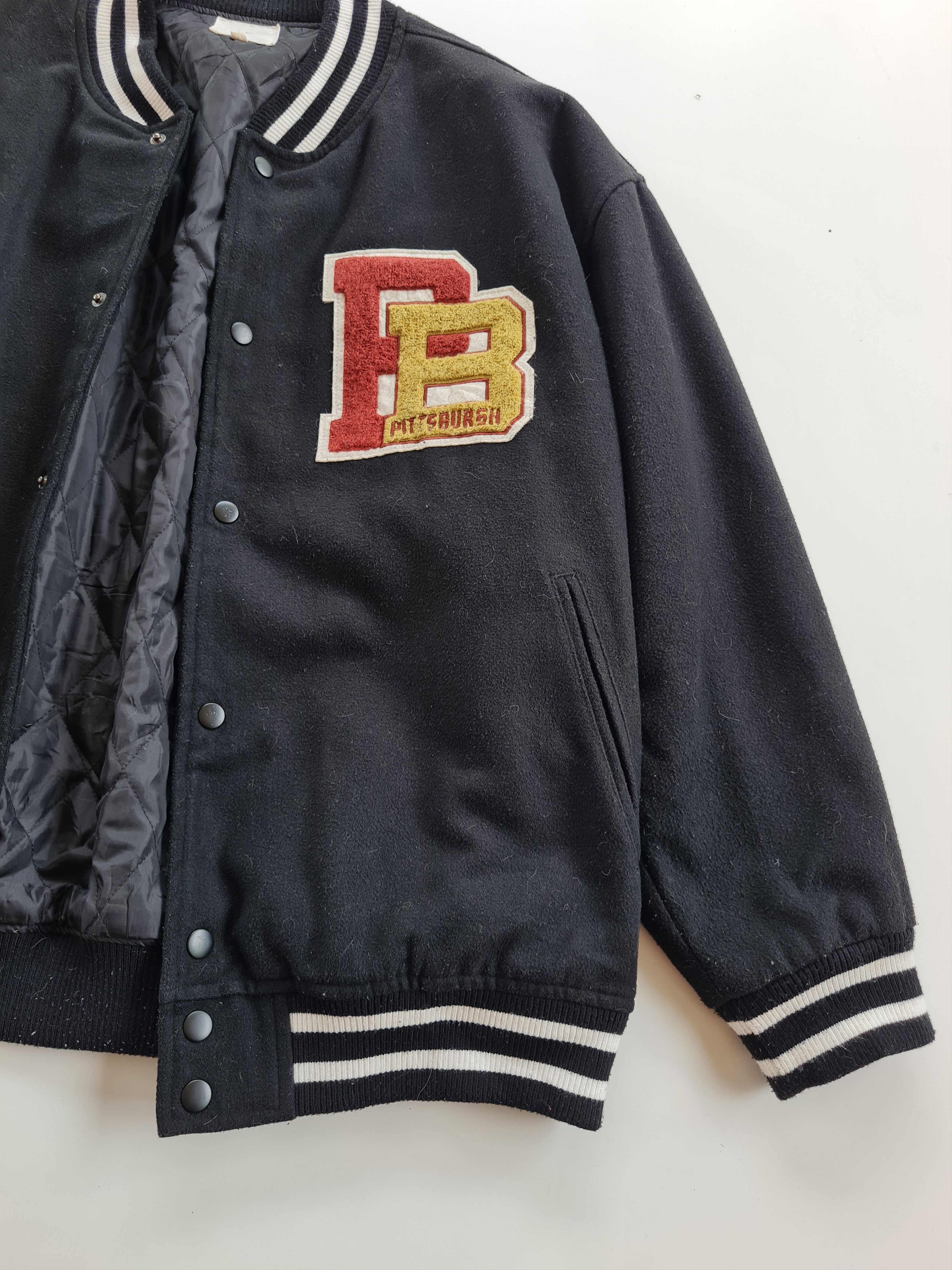 Vintage ✅Vintage Varsity Wool Jacket Size US L / EU 52-54 / 3 - 4 Thumbnail