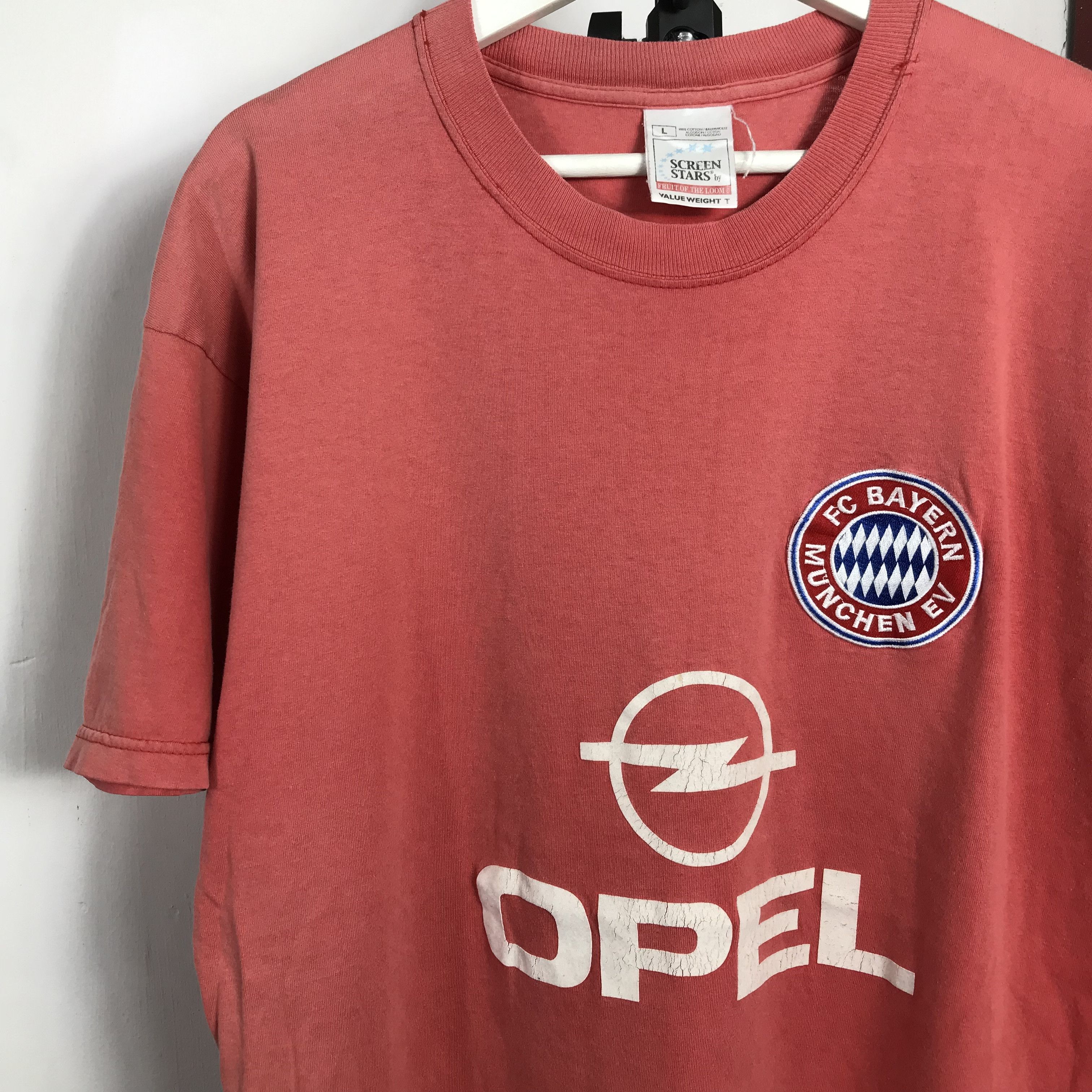 Vintage Rare Vintage T-Shirt FC BAYERN MUNCHEN 1994 Champions. Size US L / EU 52-54 / 3 - 3 Thumbnail