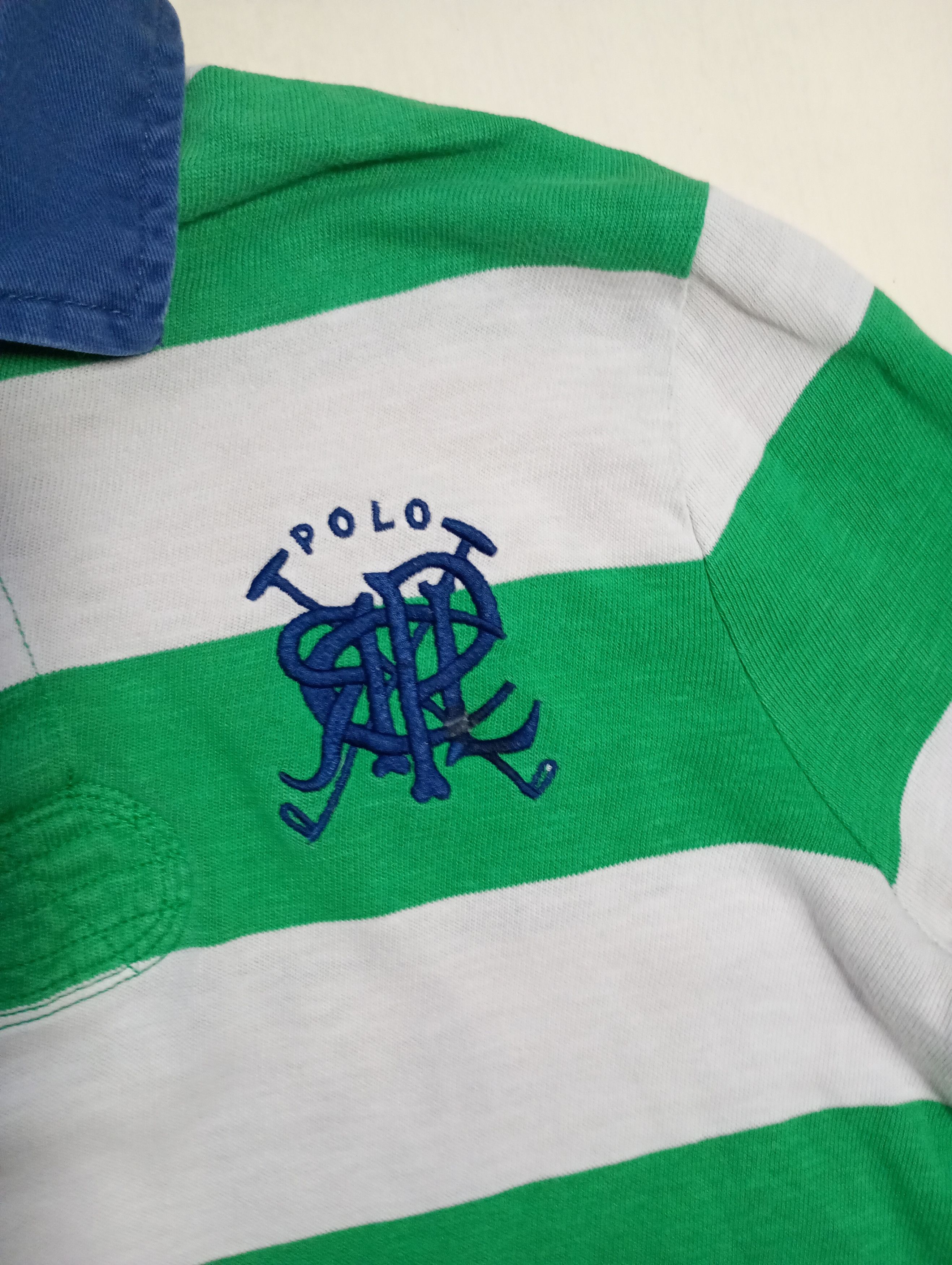 Polo Ralph Lauren Polo Ralph Lauren Rugby Shirt Vintage 90's Size US S / EU 44-46 / 1 - 6 Thumbnail