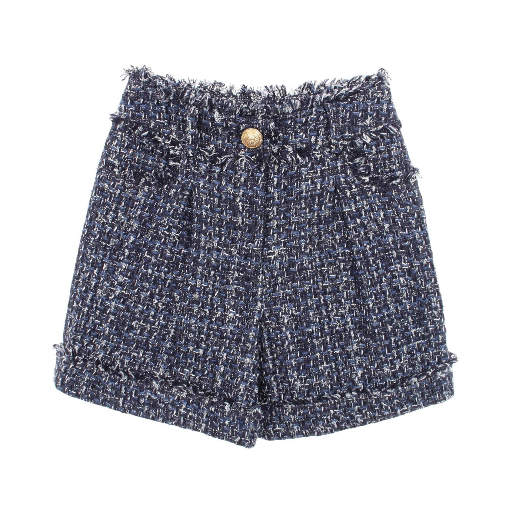 Balmain Balmain Balmain Boucle Tweed Cotton Shorts Textile Pants DUTY FREE for USA Size ONE SIZE - 1 Thumbnail