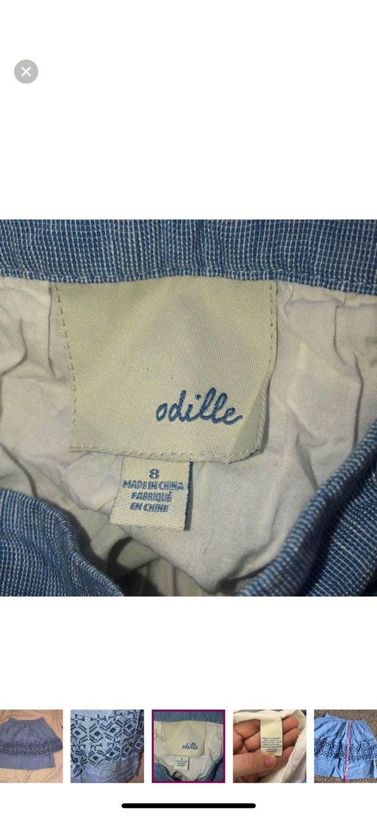 Anthropologie Anthropologie odille alpine dream skirt size 8 Size 30" / US 8 / IT 44 - 2 Thumbnail