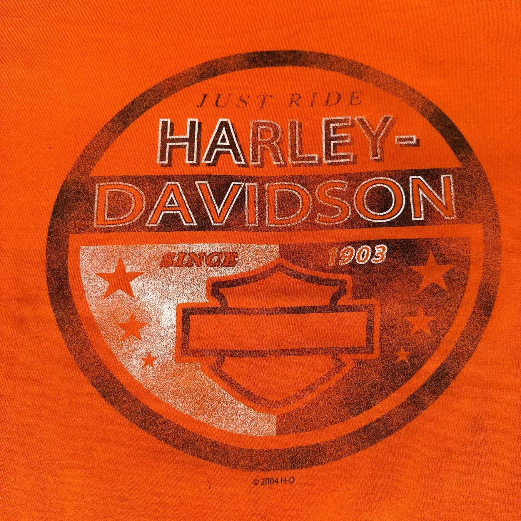 Harley Davidson Vintage Y2K Harley Davidson Missouri Tank Top Orange 3XL Bik Size US XXL / EU 58 / 5 - 2 Thumbnail