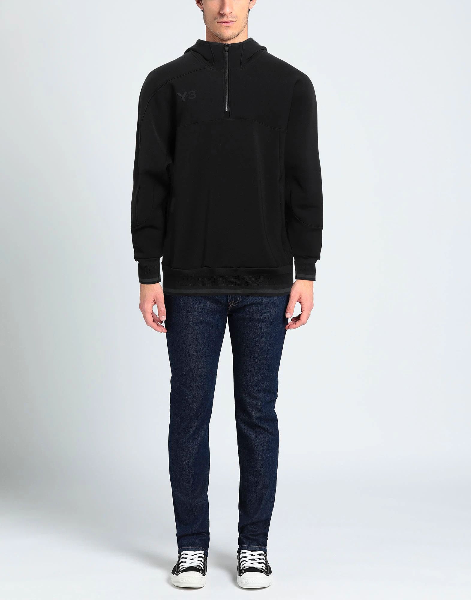 Adidas × Y-3 × Yohji Yamamoto Y3 Adidas Yohji Yamamoto Black U Logo Zip Hoodie Size US S / EU 44-46 / 1 - 3 Thumbnail