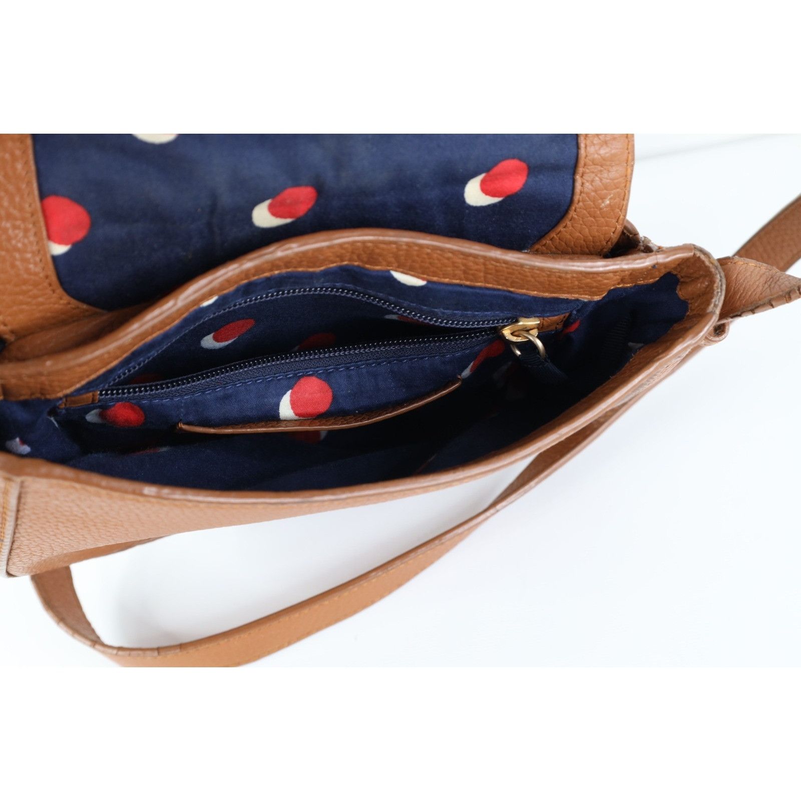Boden Boden Boho Chic Leather Crossbody Messenger Bag Purse Brown Size ONE SIZE - 12 Thumbnail