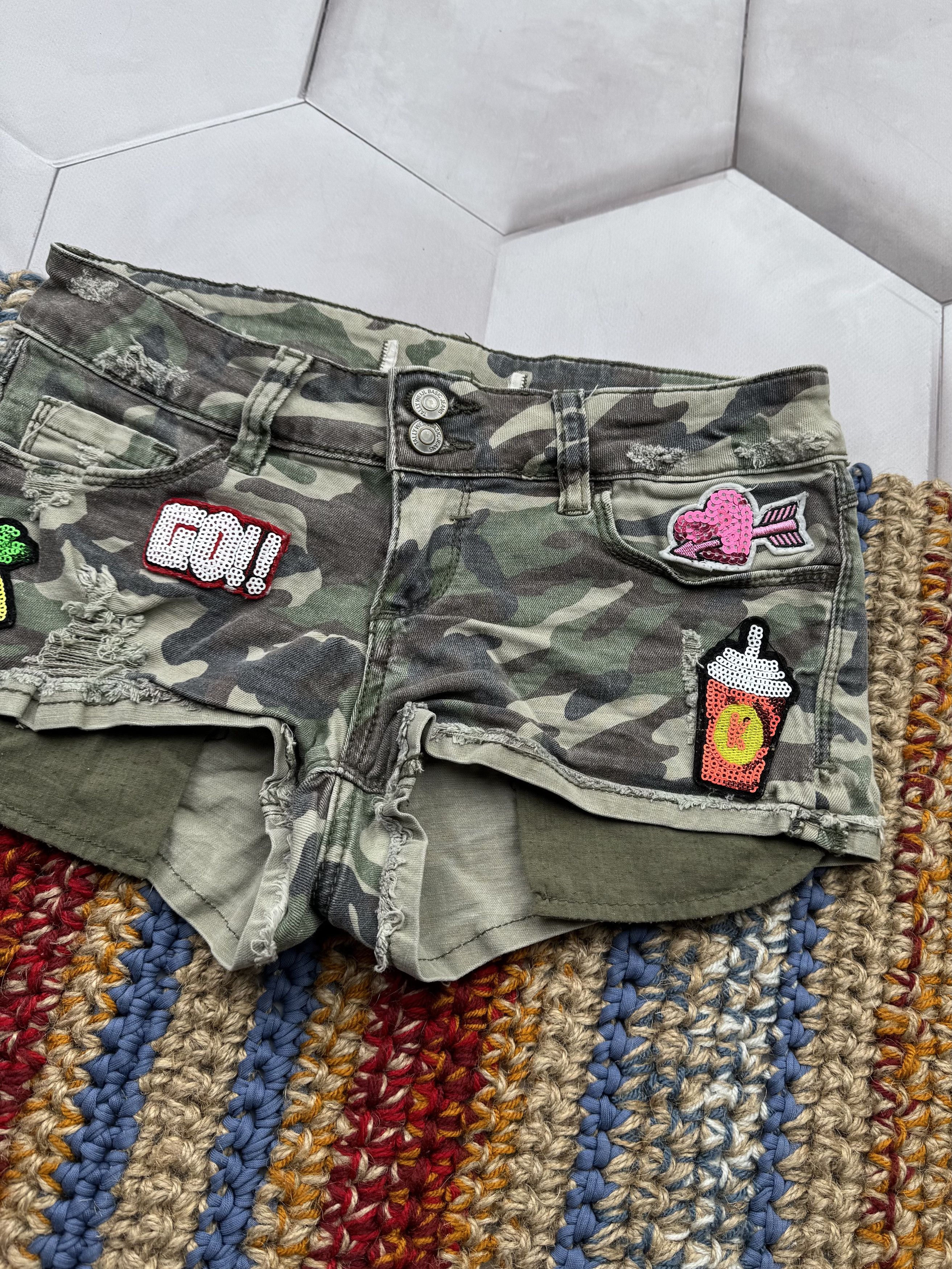 Vintage Vintage Mini Shorts Size 25" / US 0 / IT 36 - 3 Thumbnail
