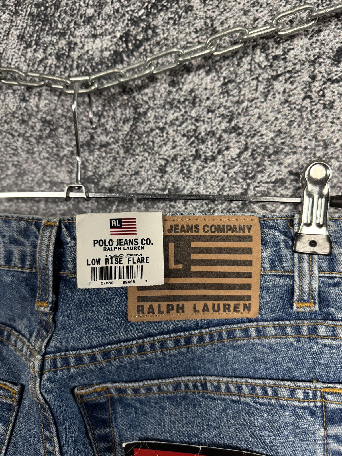 Ralph Lauren Polo Jeans Co. Ralph Lauren Flare Jeans Low Rise USA Flag Size 30" / US 8 / IT 44 - 12 Thumbnail