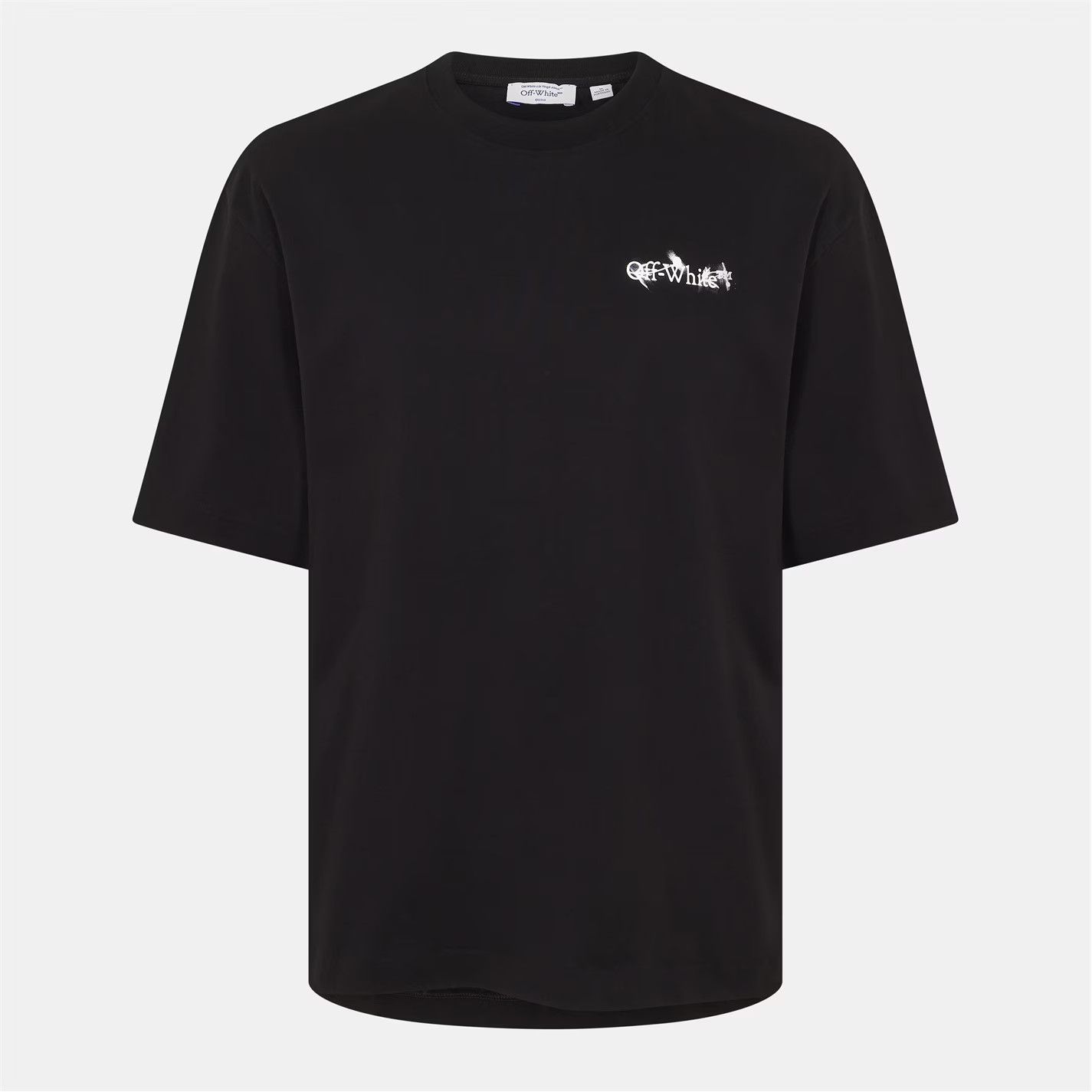 Off-White o1g2r1mq0226 Flower Skate T-Shirt In Black Size US XL / EU 56 / 4 - 1 Thumbnail