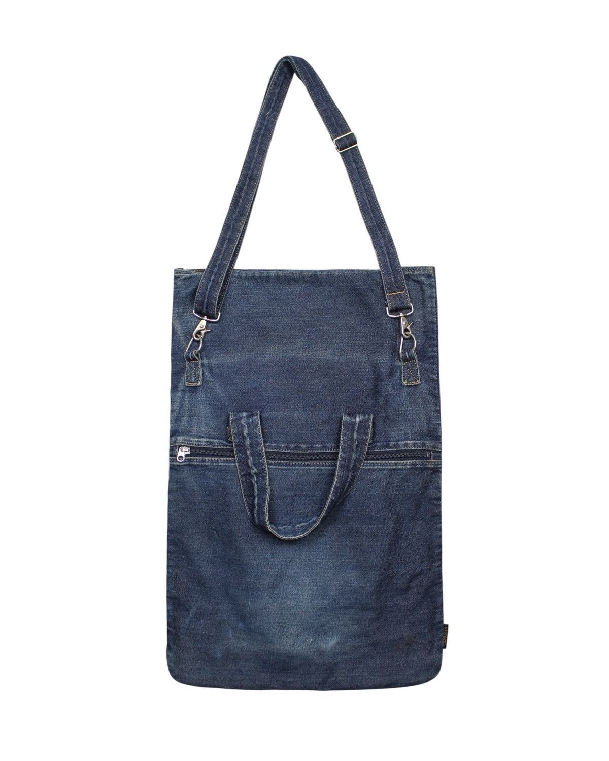 Hysteric Glamour 2000S HYSTERIC GLAMOUR PATCHED DENIM TACTICAL TOTE BAG Size ONE SIZE - 2 Thumbnail