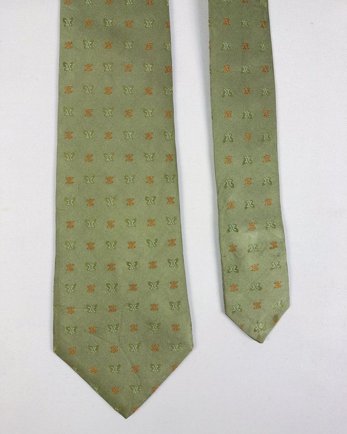 Celine Rare Celine Paris Monogram Silk Tie Made in Italy Size ONE SIZE - 3 Thumbnail