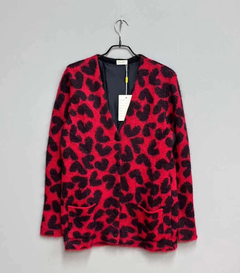 Saint Laurent Paris Red Love Jacket
