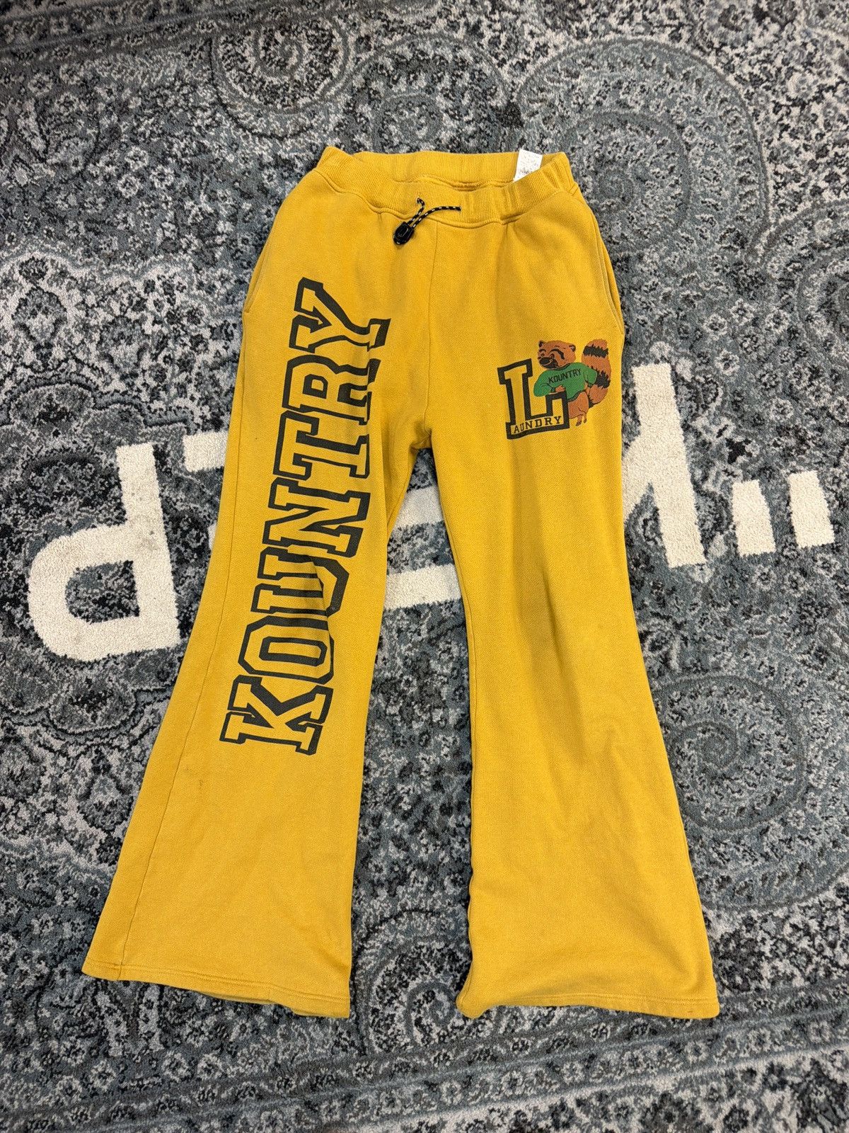 Kapital Kapital kountry flare sweatpant yellow Size US 30 / EU 46 - 1 Thumbnail