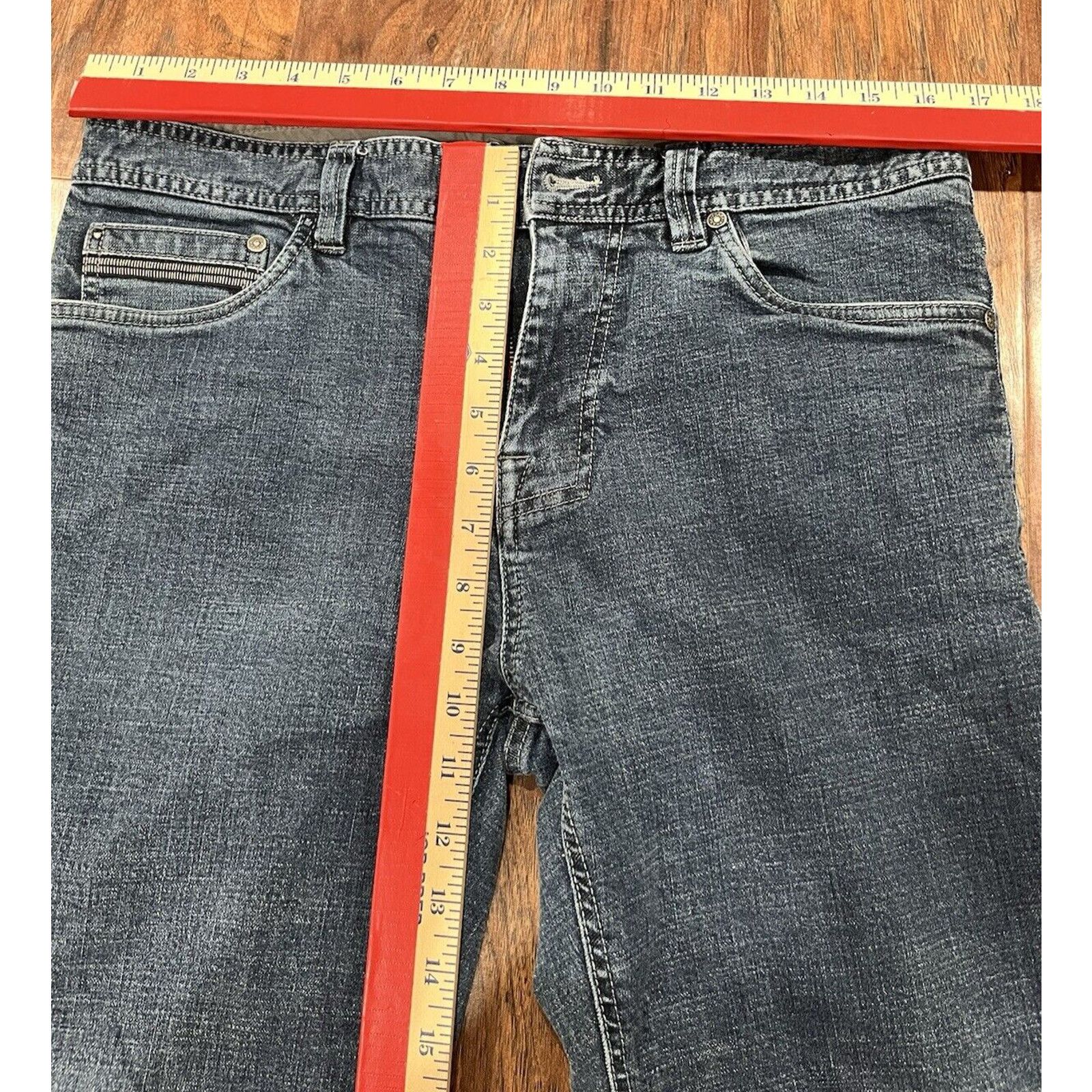 Prana Prana Breathe Jeans Mens 32 X 28 Blue Denim Straight Leg Size US 32 / EU 48 - 4 Thumbnail