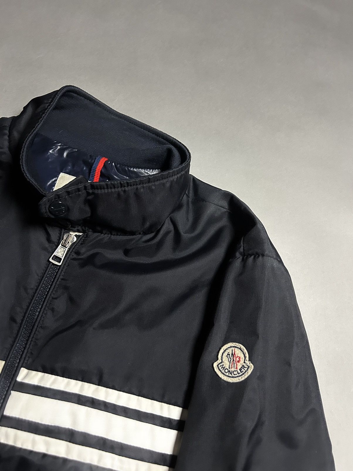 Moncler Moncler bomber jacket black big logo Size US M / EU 48-50 / 2 - 2 Thumbnail