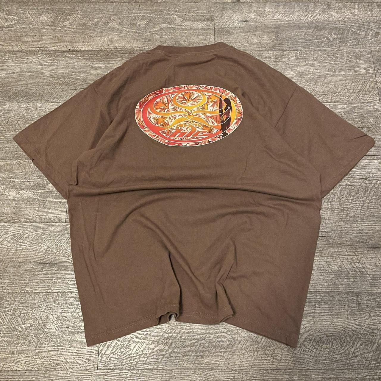JNCO × Vintage Vintage Y2K 90's HIC Hawaiian Surfer Brown Graphic T-Shirt Size US XL / EU 56 / 4 - 1 Thumbnail